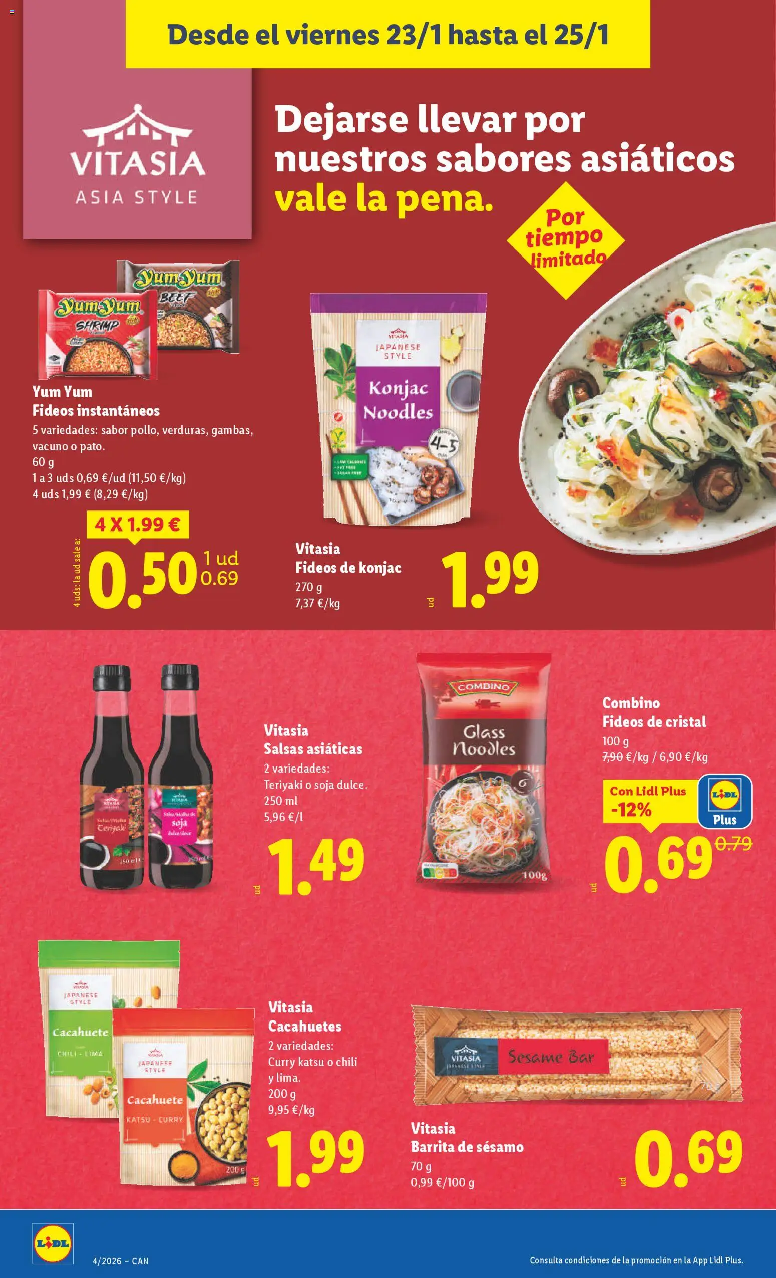 Lidl - Canarias │ válido desde el 19.01.2026 | Página: 28 | Productos: Lima, Fideos