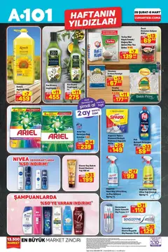 28.02.2026 tarihinden itibaren geçerli olan A101 kataloğu önizlemesi