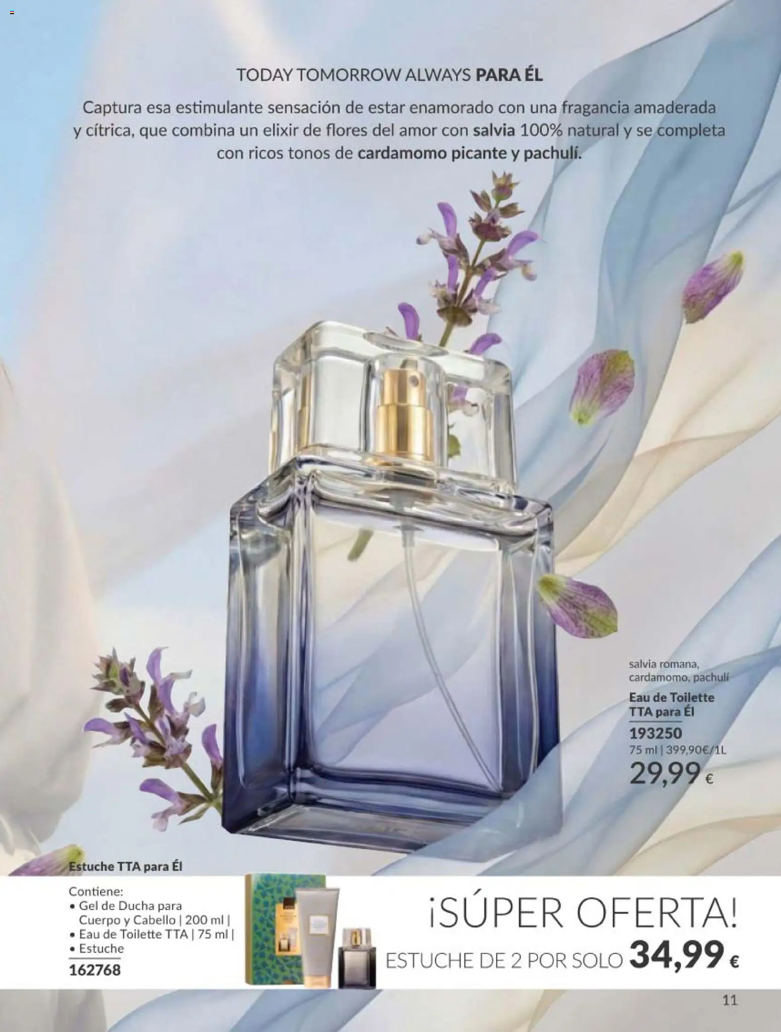 Catálogo AVON campaña 5 │ válido desde el 01.05.2026 | Página: 11 | Productos: Fragancia, Eau de toilette, Χοιρινό παϊδάκι, Ducha