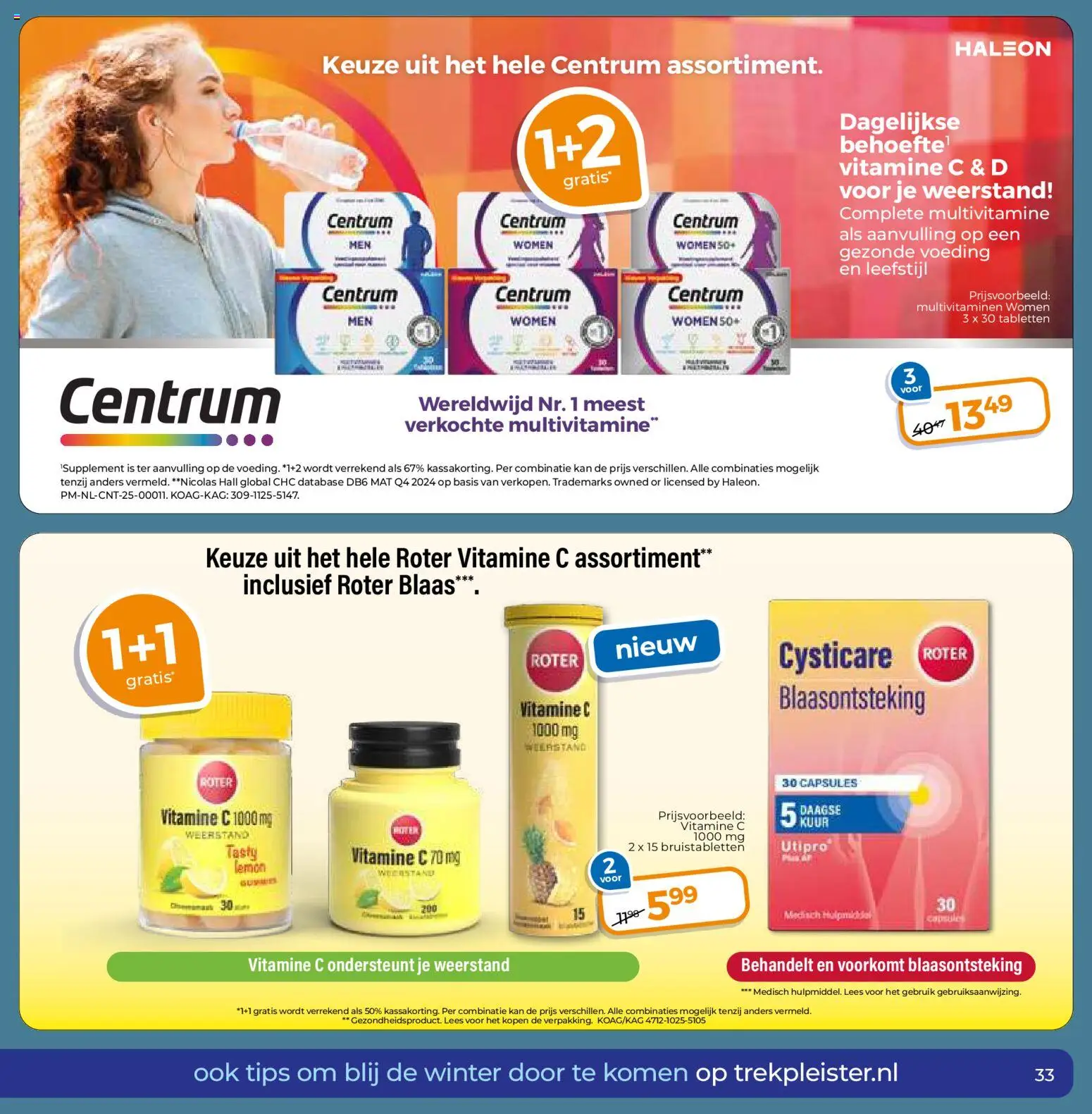 {H1} | Pagina: 33 | Producten: Kan, Vezeték nélküli telefon, Centrum, Vitamine C