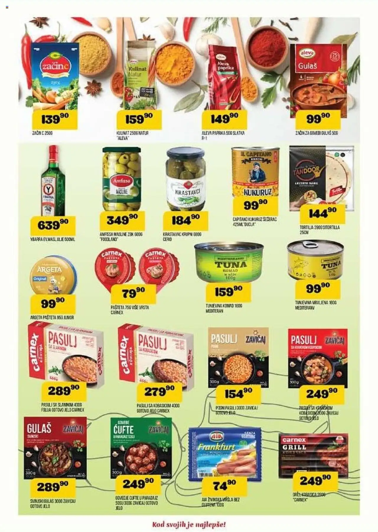 VP Dima katalog - važi od 14.08.2025 | Strana: 4 | Proizvode: Pasulj, Krastavci, Paprika, Kukuruz