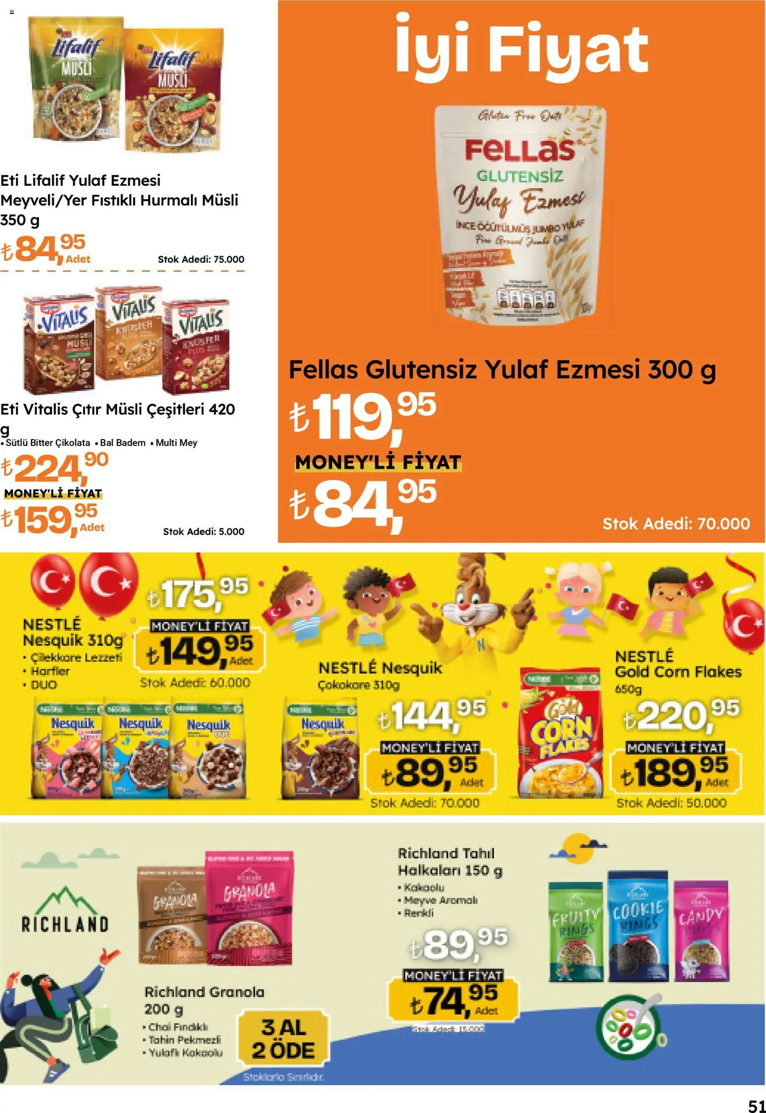 Migros Katalog - Migroskop - 16.04.2026 tarihinden itibaren geçerlidir | Sayfa: 51 | Ürünler: Meyve, Tahıl, Yulaf