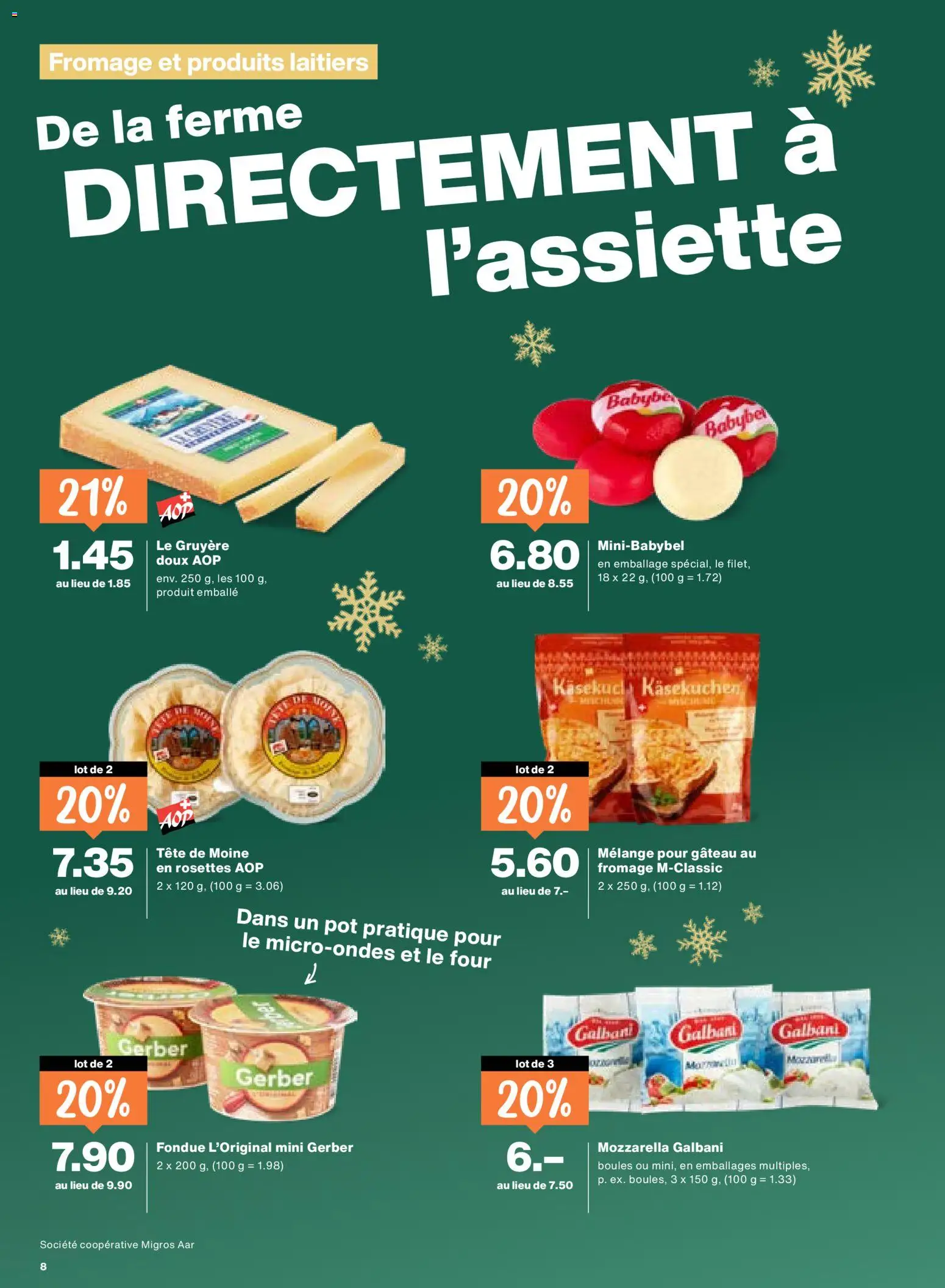 Migros Aktionen FR – gültig ab 02.12.2025 | Seite: 8 | Produkte: Temizlik kovası, Fondue