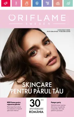 Oriflame catalog 11 2025 – previzualizare al pliantului de la Oriflame valabil de la 27.07.2025