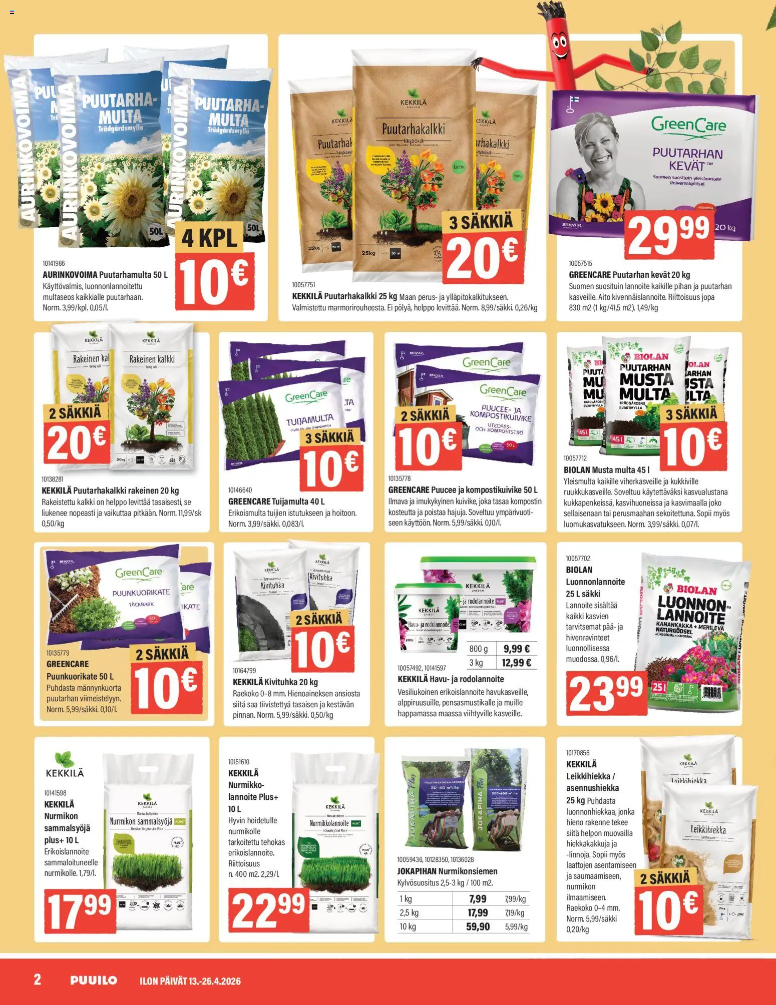 Puuilo tarjoukset – voimassa 13.04.2026 alkaen | Sivu: 2