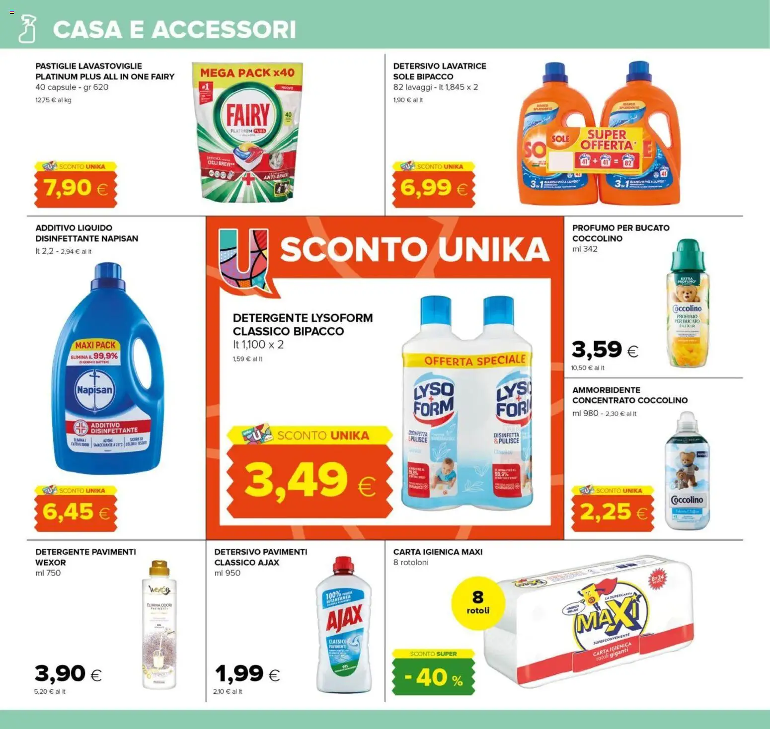 Volantino Oasi del 21.11.2025 | Pagina: 28 | Prodotti: Ammorbidente, Detergente, Lavatrice, Profumo