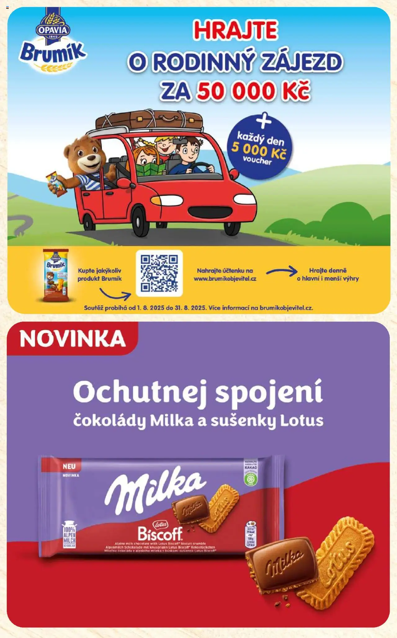 Hruška katalog od 06.08.2025 | Strana: 15 | Produkty: Kakao, Lotus, Brumik, Sušenky