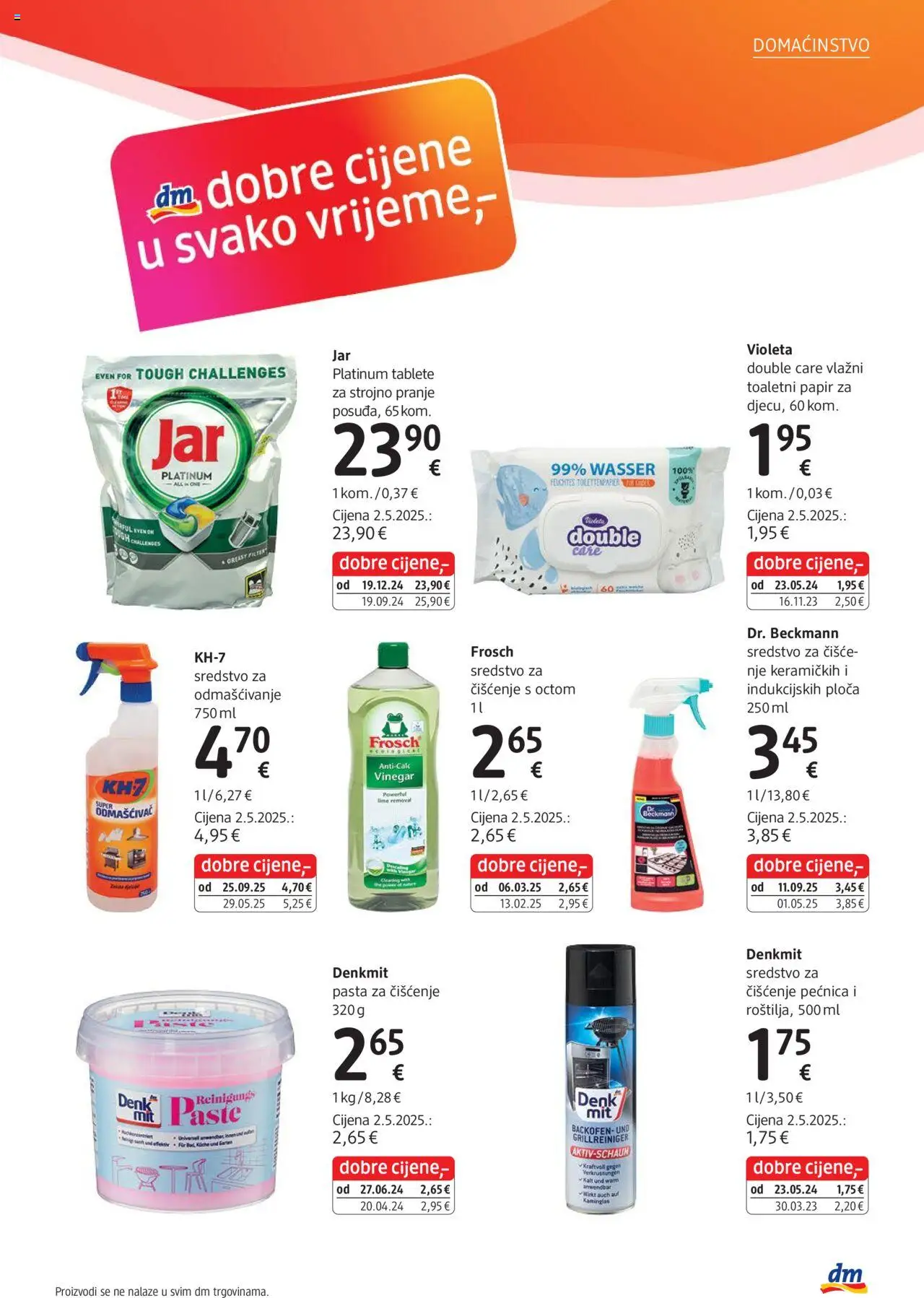 DM katalog | vrijedi od 01.10.2025 | Stranica: 11 | Proizvodi: Toaletni papir, Pasta, Violeta, Pećnica