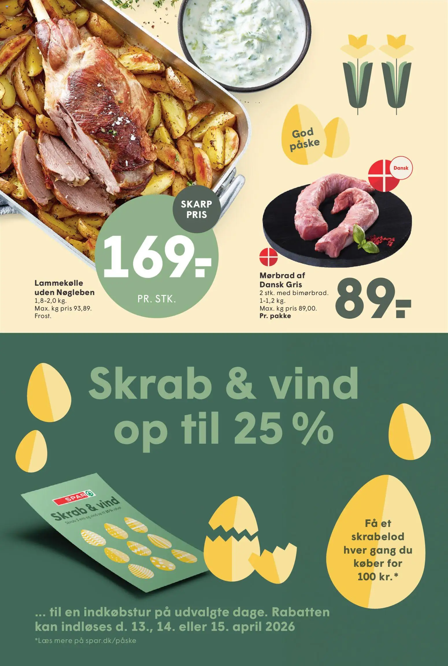 Spar tilbudsavis – gyldig fra 20.03.2026 | Side: 4 | Produkter: Lammekølle