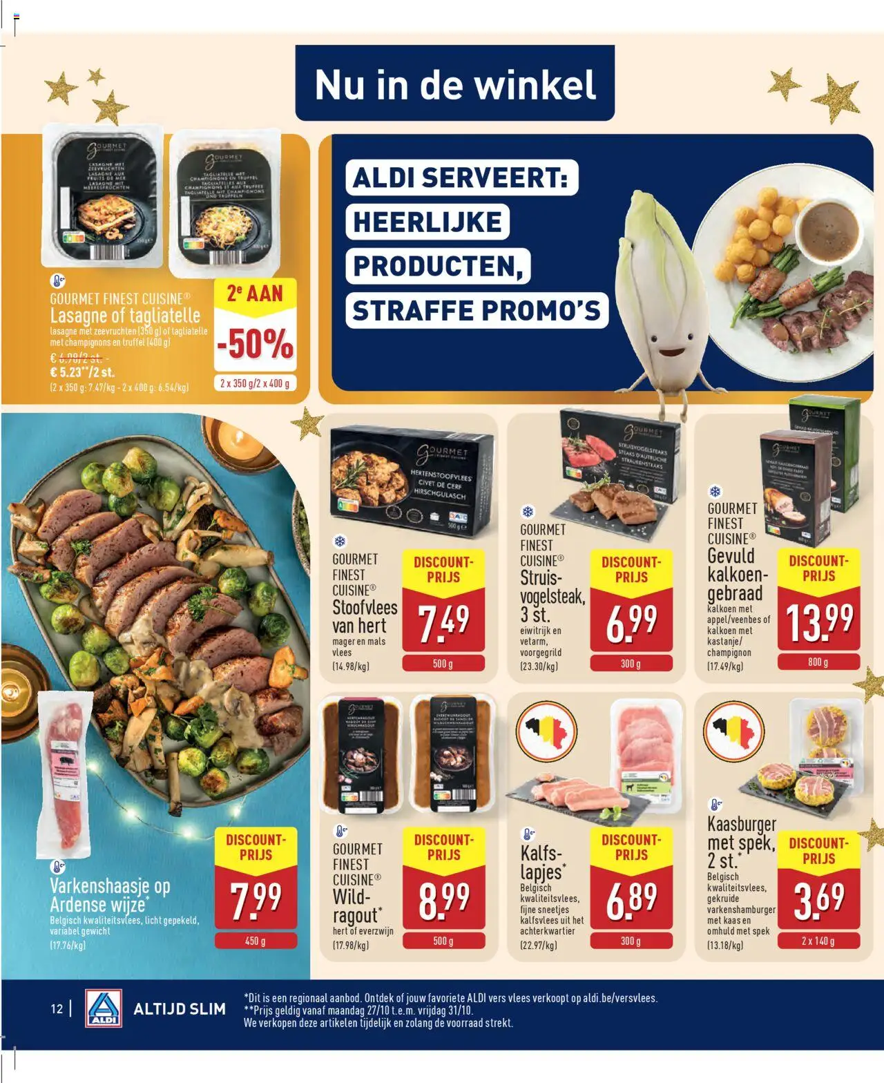 {H1} | Pagina: 12 | Producten: Stoofvlees, Sós kalács, Lasagne, Kaas
