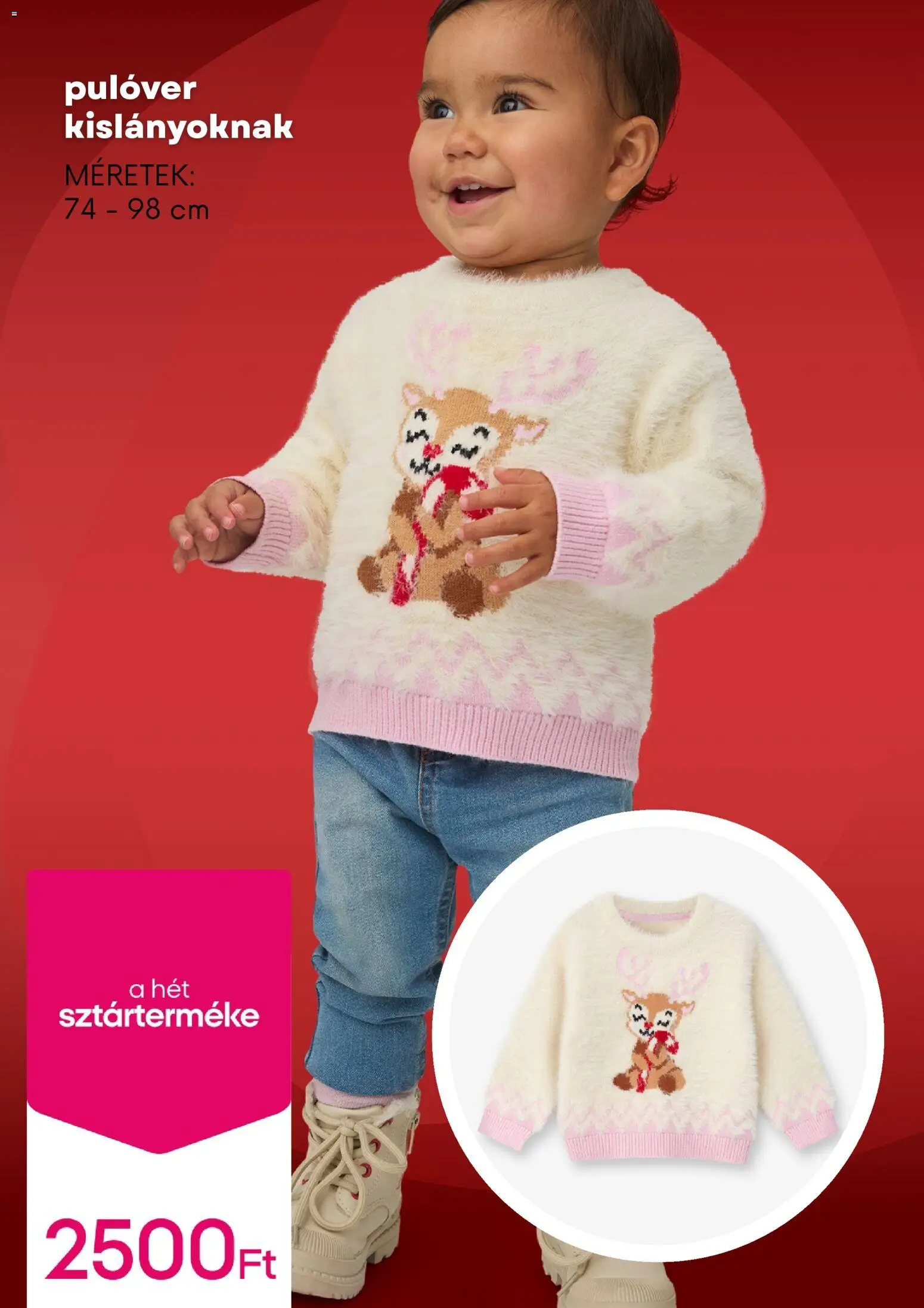 Pepco akciós ujság - amely érvényes a következő dátumtól: 13.11.2025 | Oldal: 3 | Termékek: Pulóver