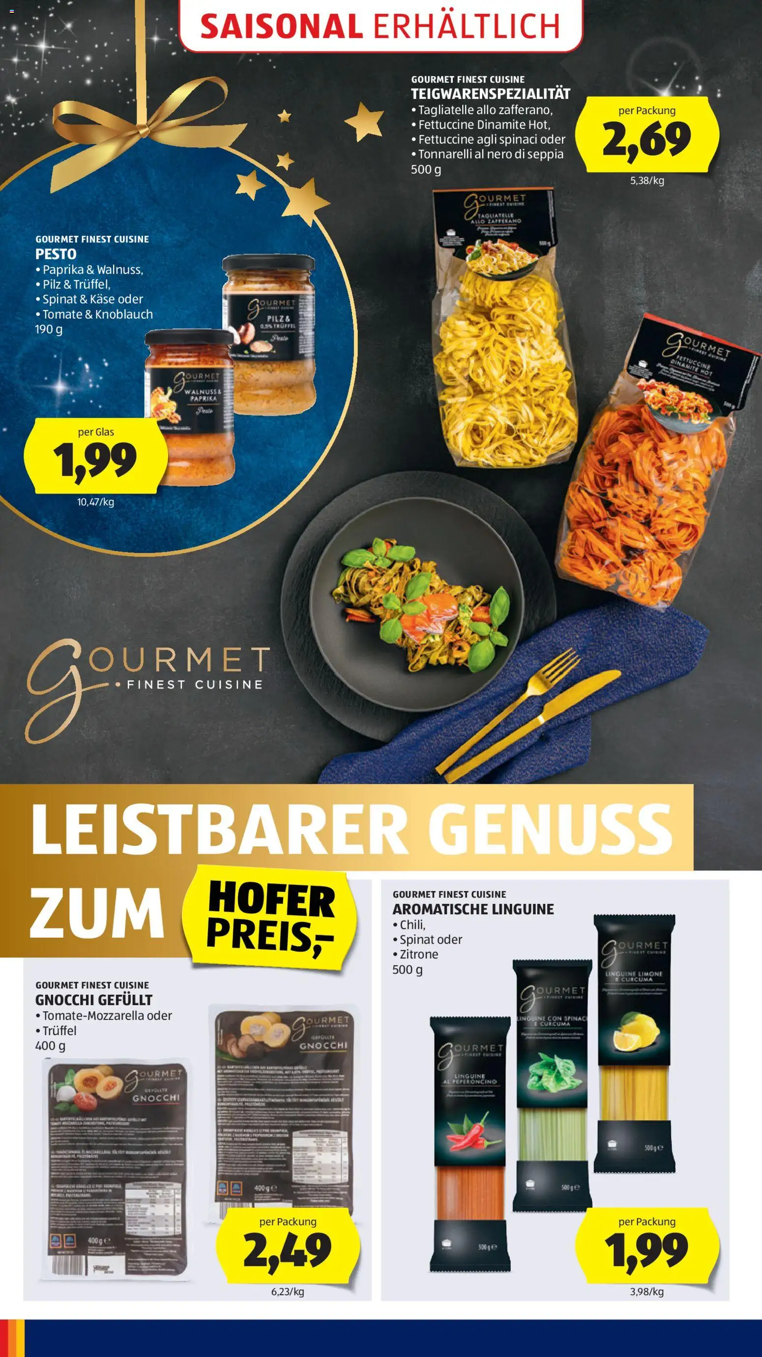 Hofer Flugblatt gültig ab 19.12.2025 | Seite: 19 | Produkte: Zitrone, Knoblauch, Chili, Käse