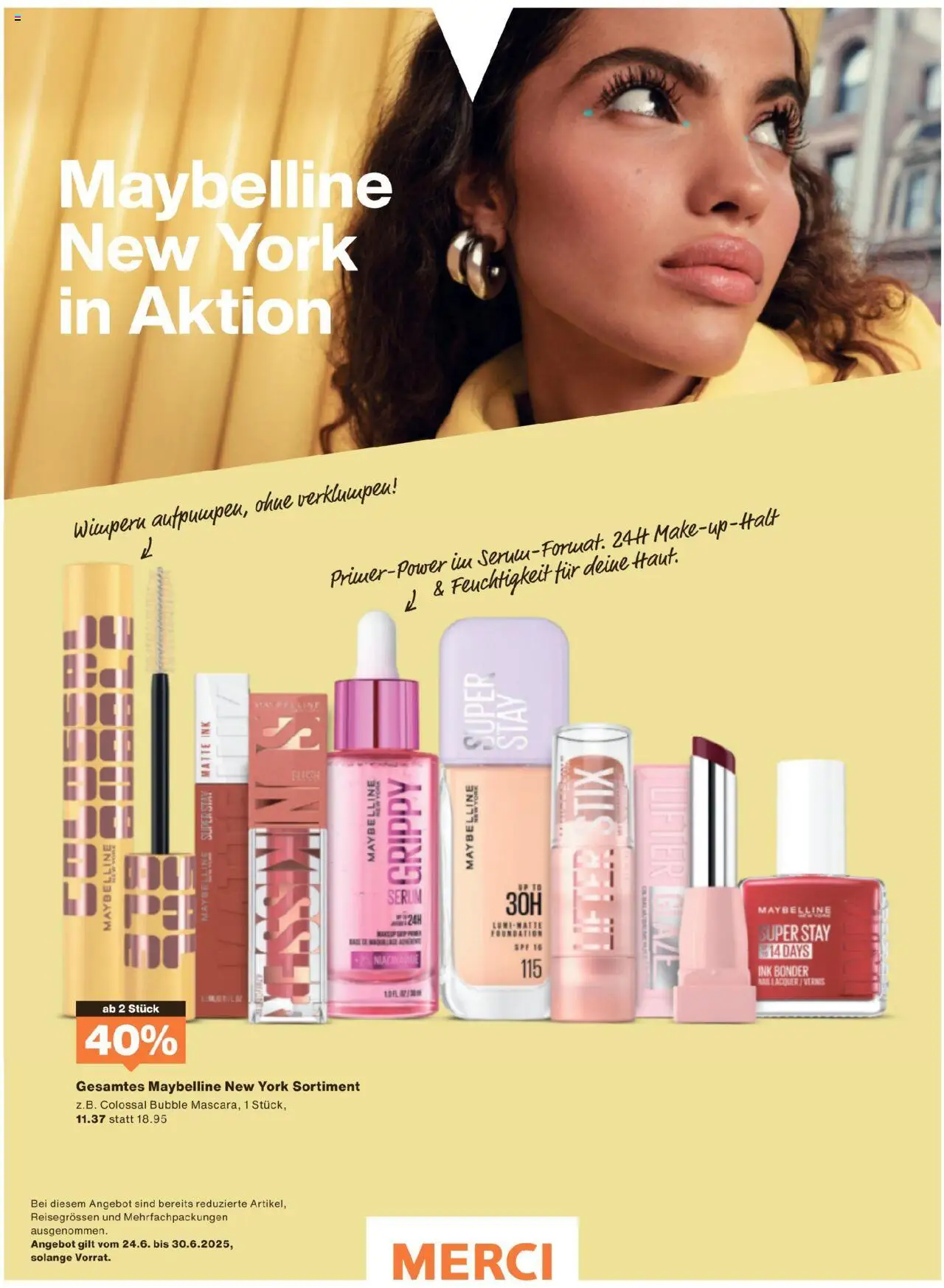 Migros Magazin ab 23.06.2025 | Seite: 54 | Produkte: Serum, Lip Balm, Foundation, Mascara
