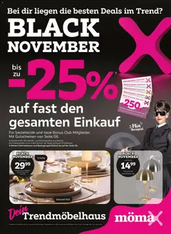 Mömax - Black Friday ab 27.10.2025 gültig