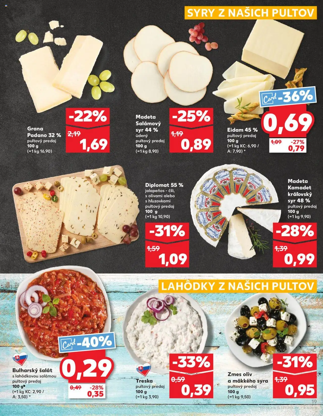 Kaufland SK akciós ujság - amely érvényes a következő dátumtól: 28.08.2025 | Oldal: 19 | Termékek: Jalapenos