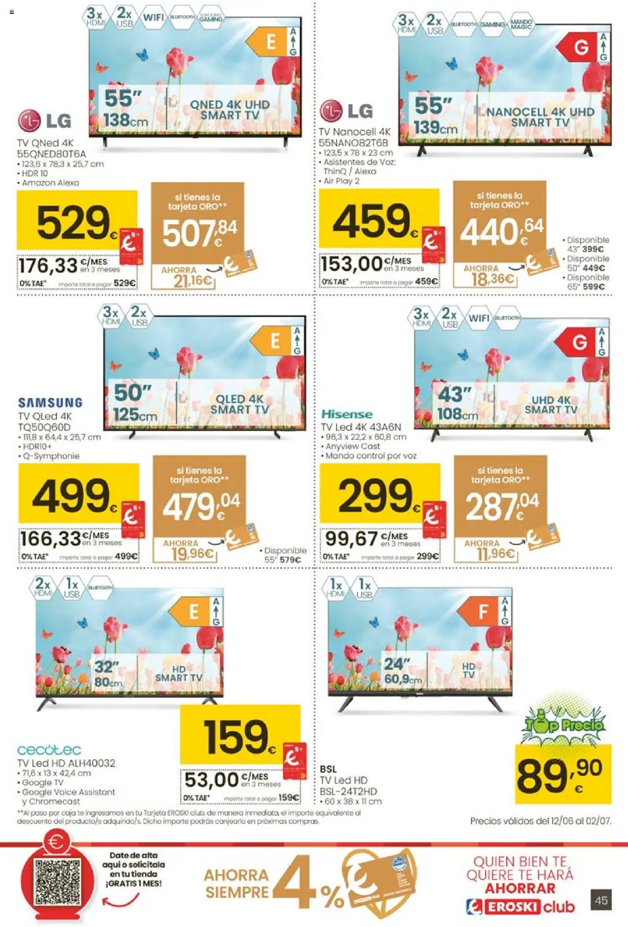 Eroski - Ofertones para conquistarte │ válido desde el 12.06.2025 | Página: 45 | Productos: Té, Caja