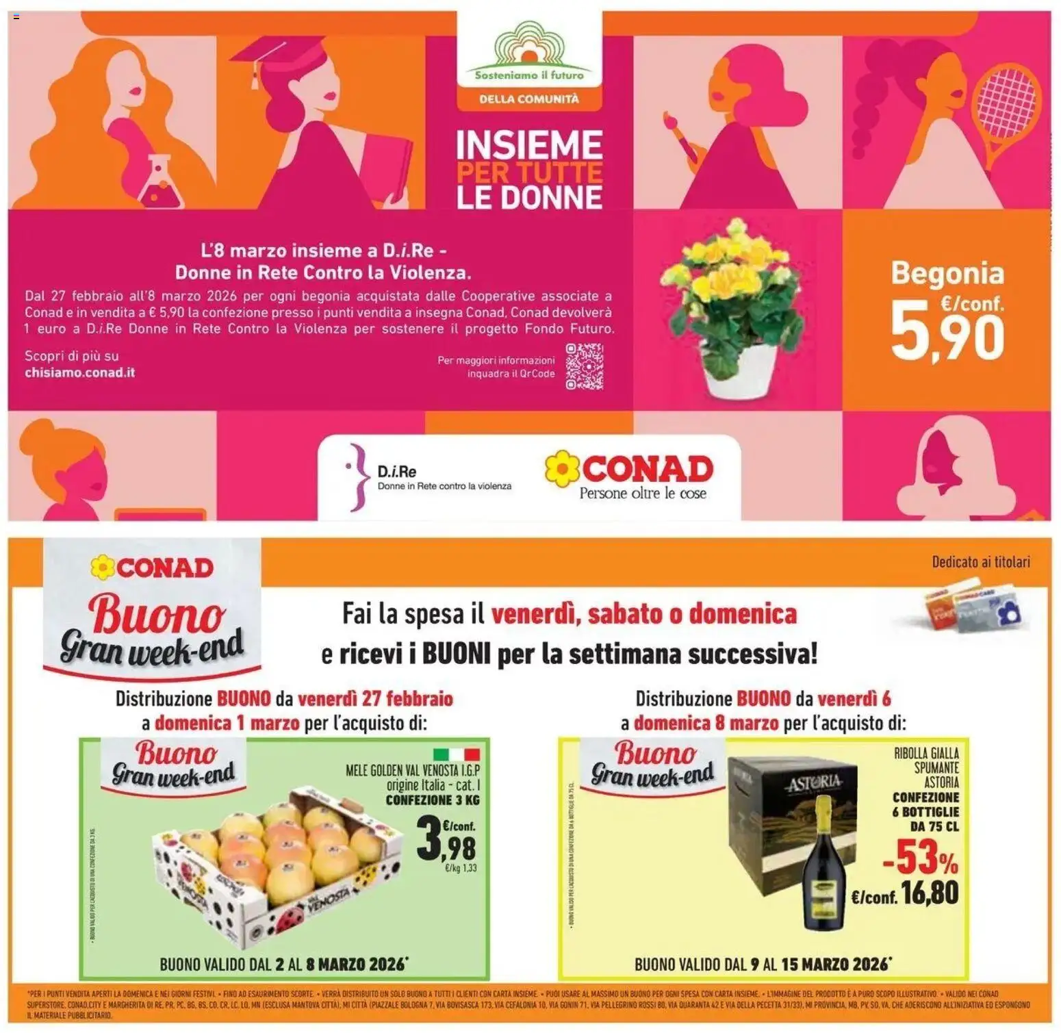 Volantino Conad del 25.02.2026 | Pagina: 17 | Prodotti: Mele, Spumante