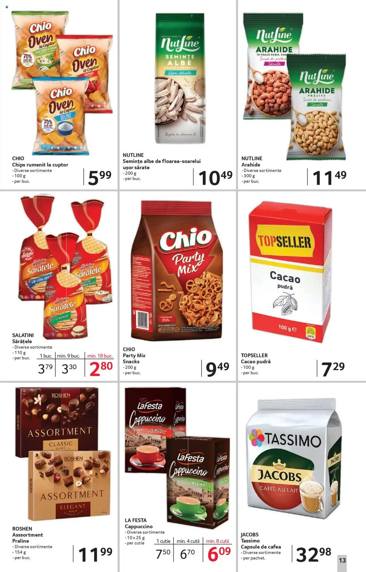 Catalog Selgros - Magazine Mici – valabil de la 08.08.2025 | Pagină: 13 | Produse: Cuptor, Pudră, Köpek çiti, Cafea
