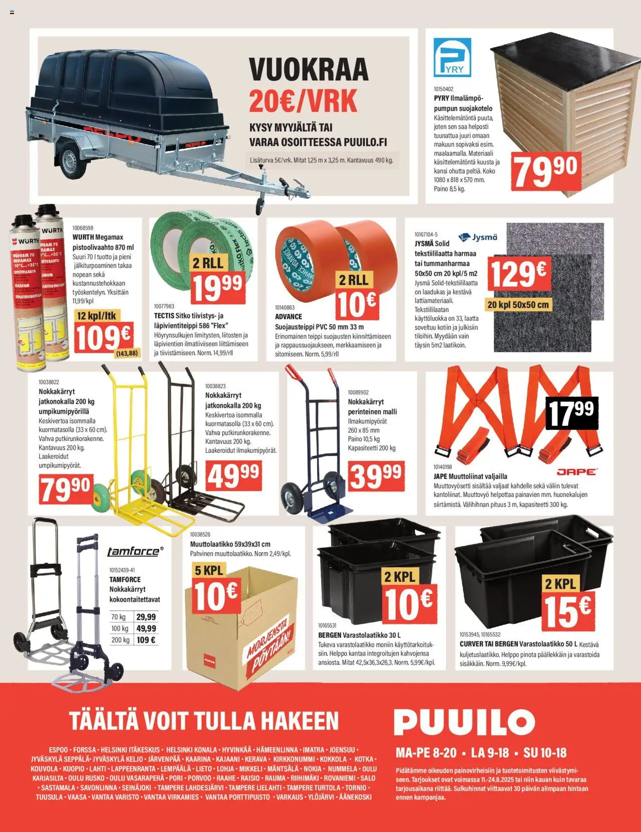  | Sivu: 16 | Tuotteet: Kansi, Teippi