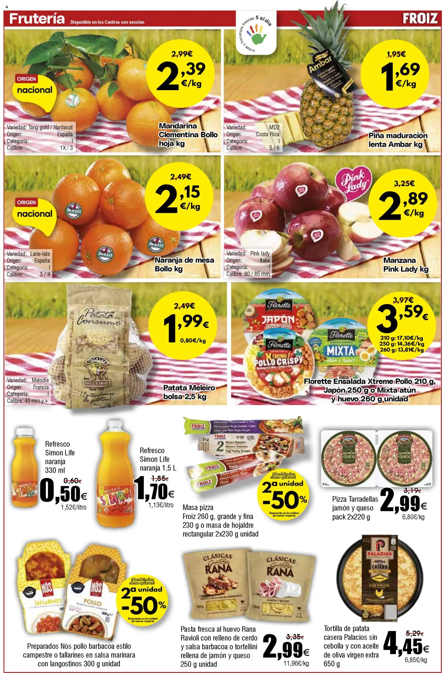 Froiz folleto │ válido desde el 11.02.2026 | Página: 2 | Productos: Queso, Aceite, Manzana, Mesa