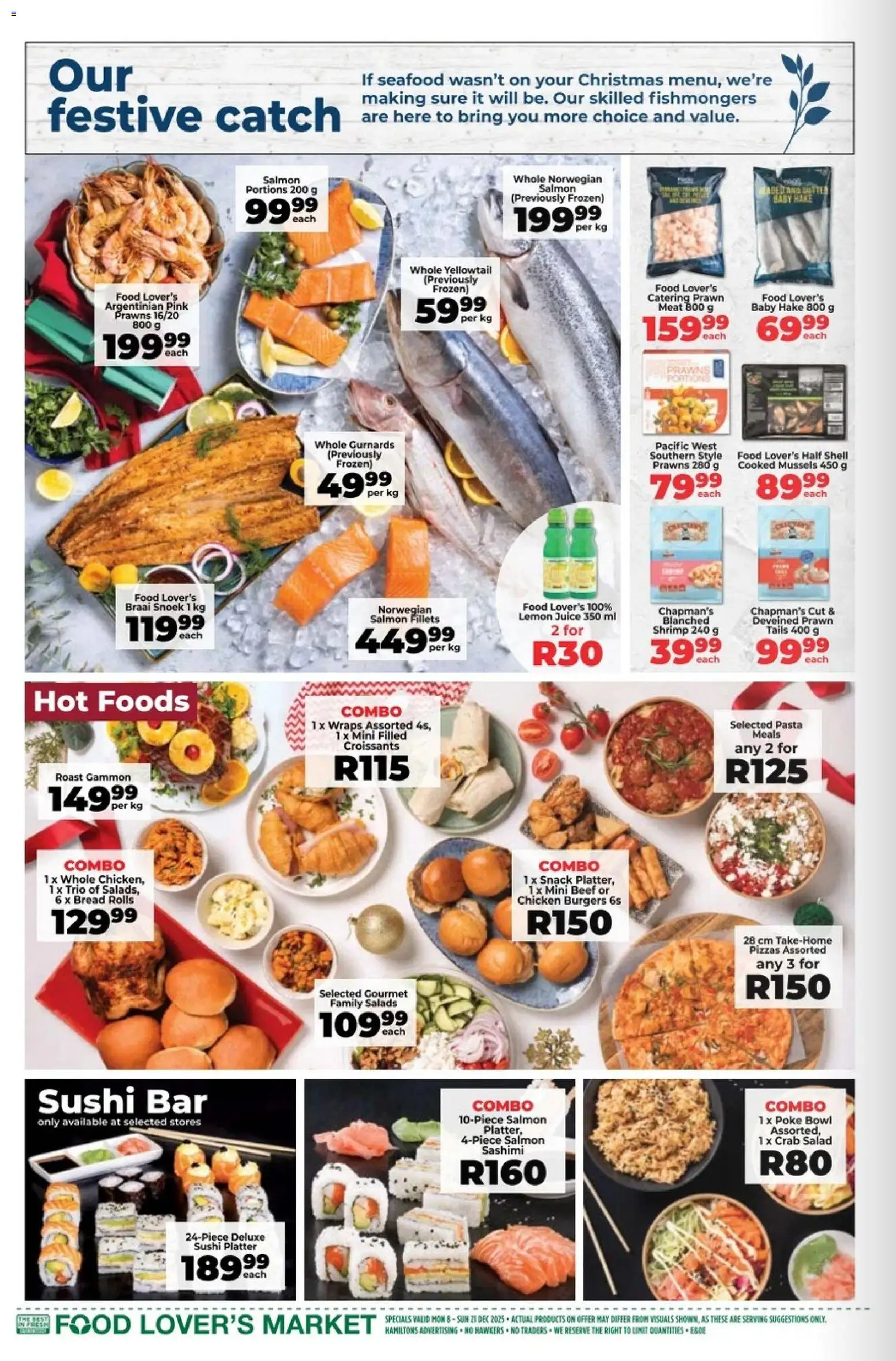 New Food Lover's Market catalogue – valid from 08.12.2025 | Page: 6 | Products: Bread, Chicken, Beef, Pasta