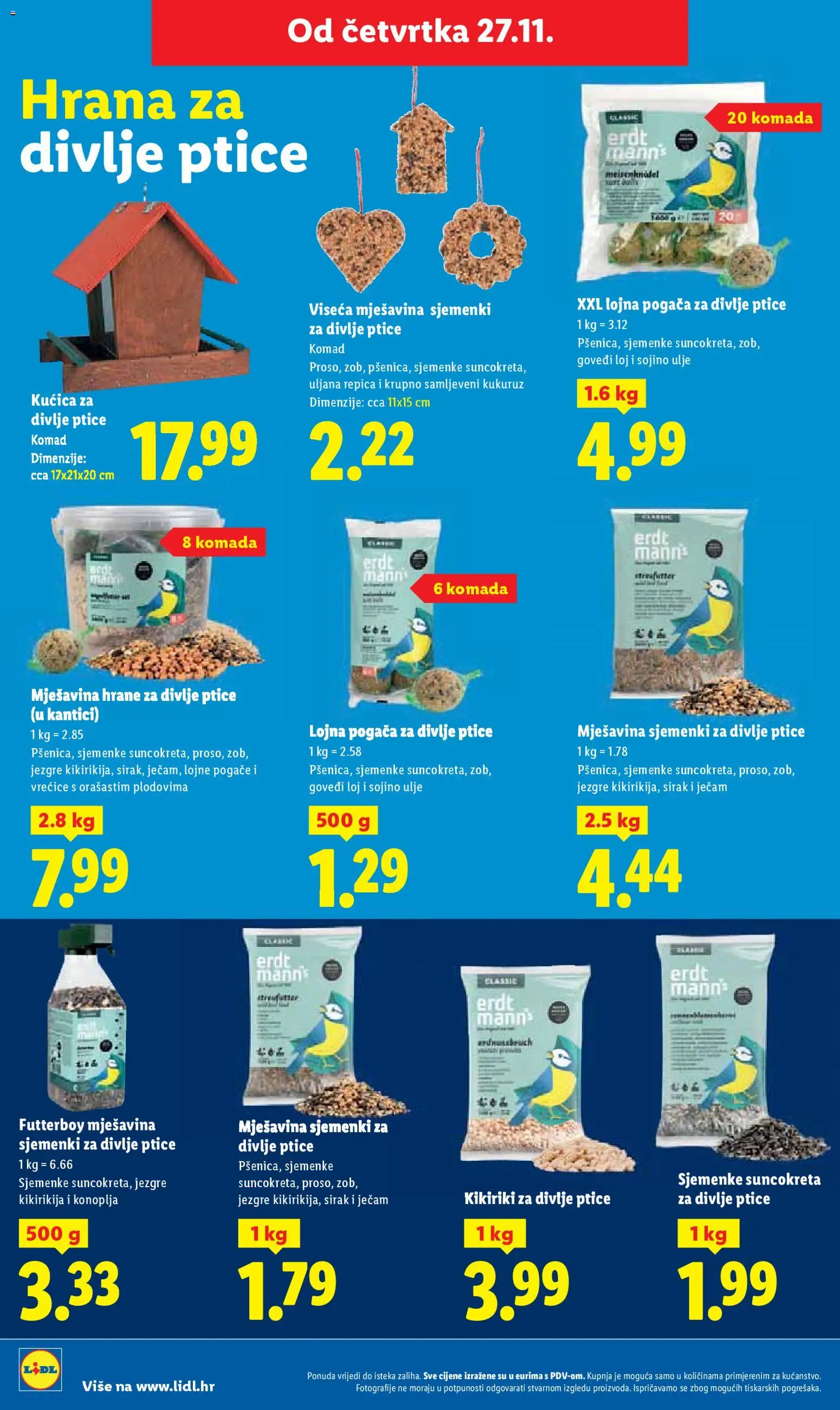 Lidl katalog | vrijedi od 27.11.2025 | Stranica: 42 | Proizvodi: Kukuruz, Ulje, Kikiriki, Sjemenke