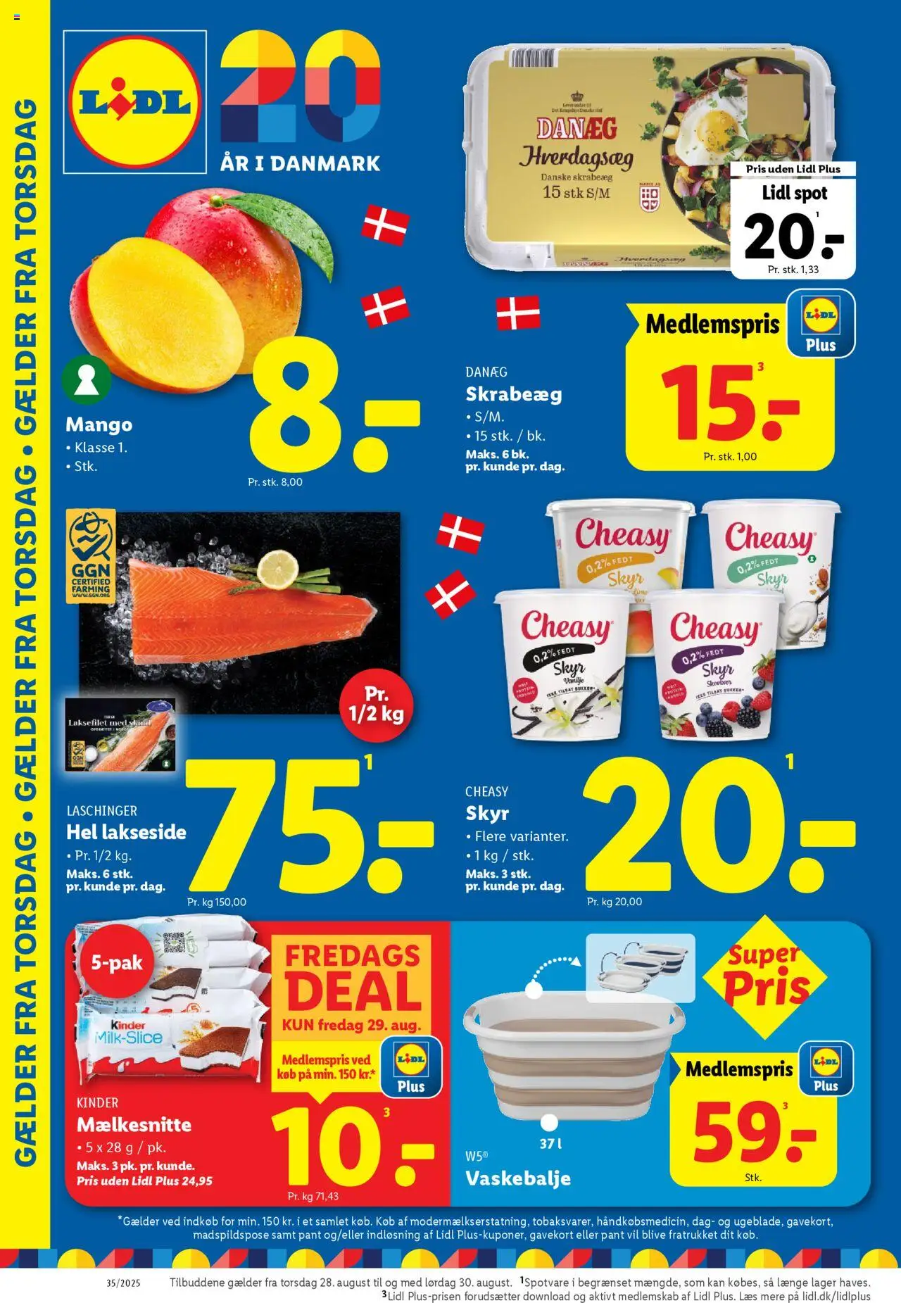 Lidl Tilbudsavis gyldig fra 24.08.2025 | Side: 25 | Produkter: Mango, Skyr, Søm