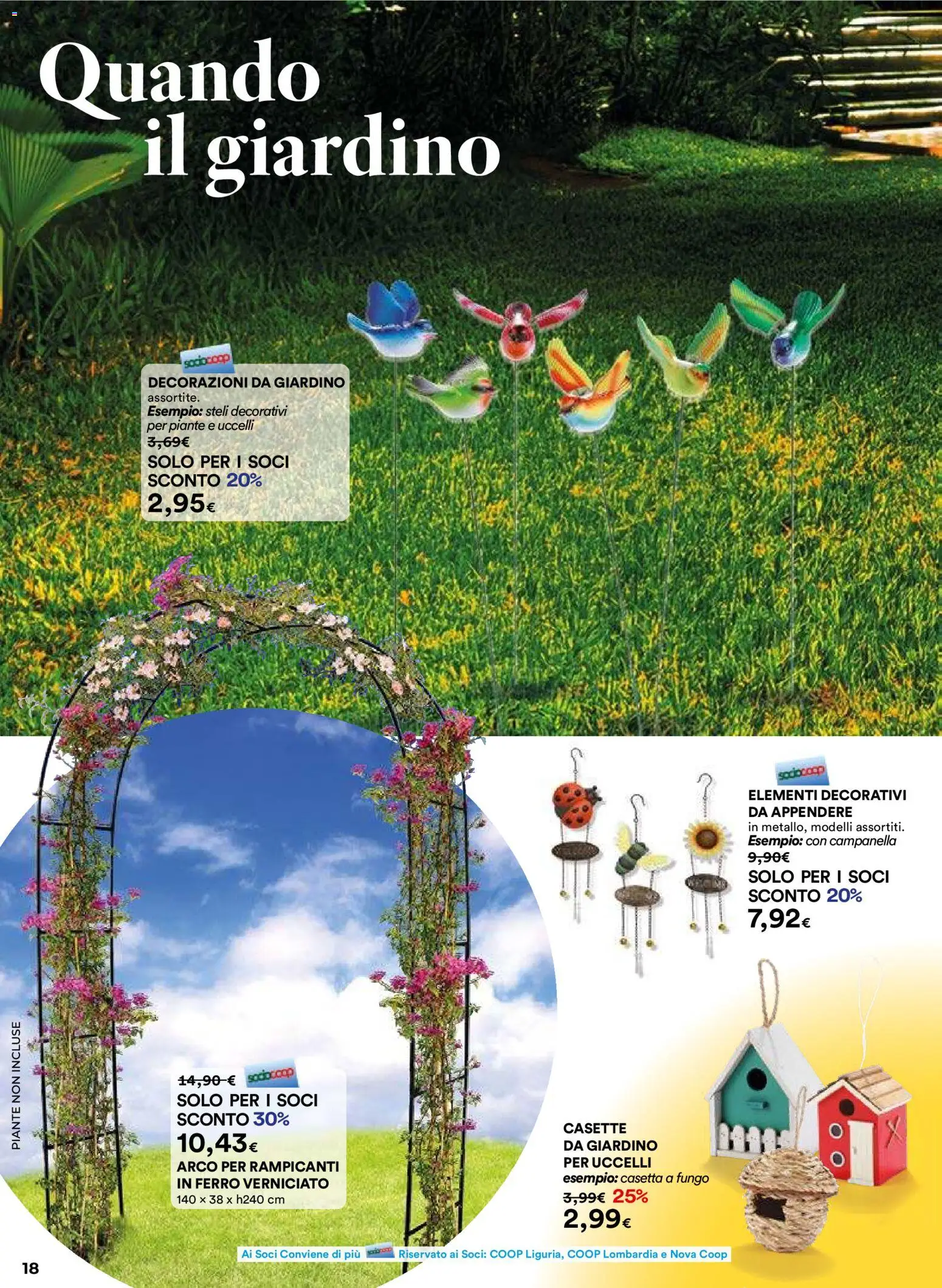 Volantino Ipercoop del 26.02.2026 | Pagina: 18 | Prodotti: Casette da Giardino, Decorazioni