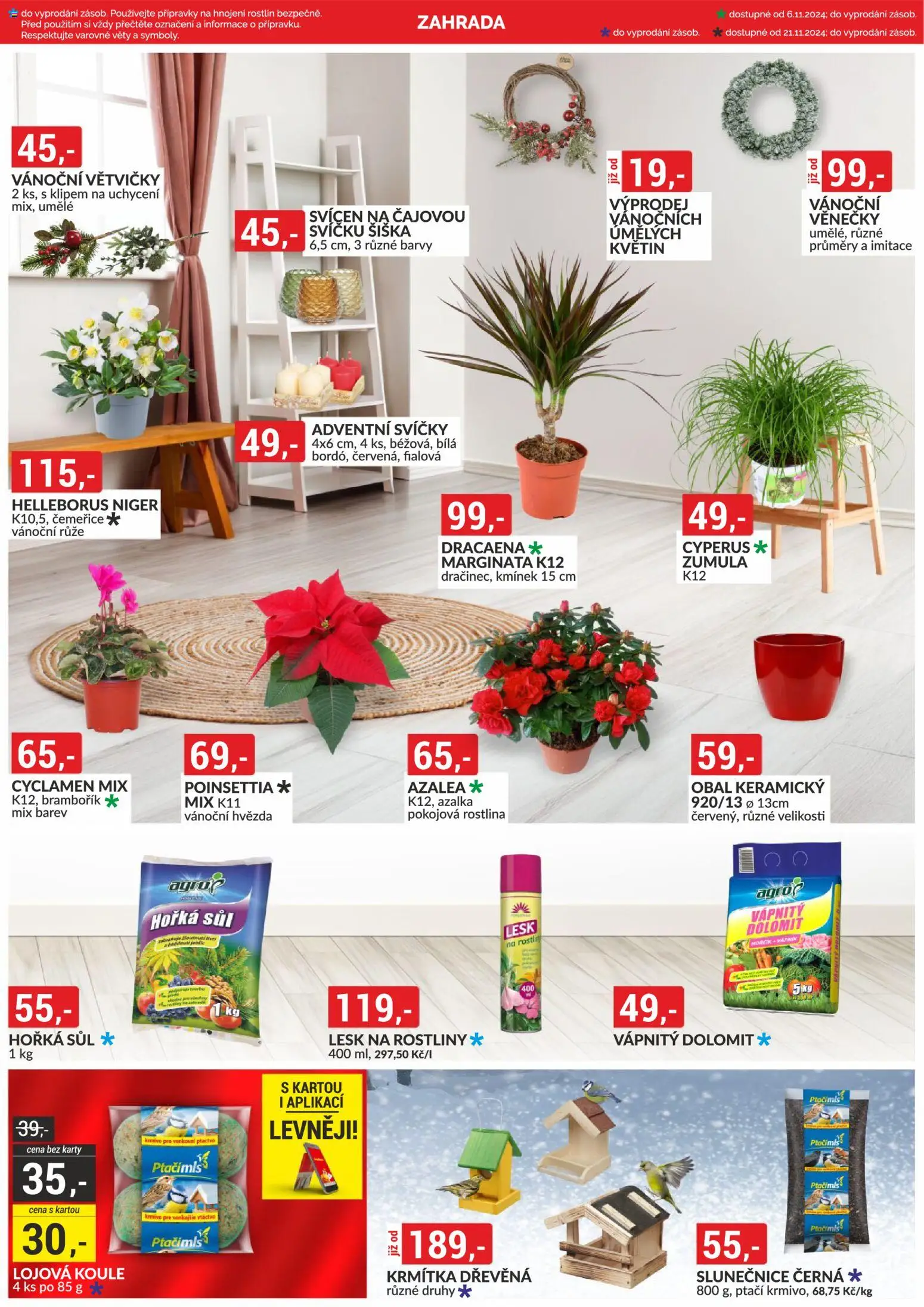 BAUMAX leták od 01.11.2025 | Strana: 5 | Produkty: Adventní svíčky, Zahrada, Rostliny, Barvy