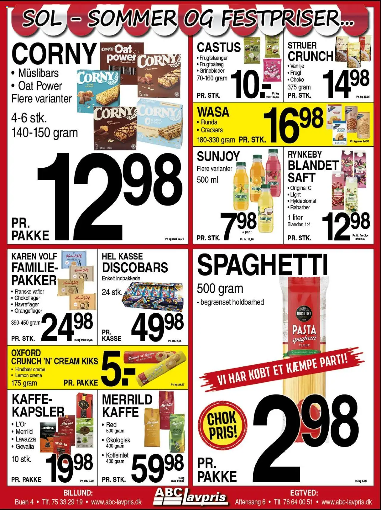 Abc Lavpris Tilbudsavis gyldig fra 25.06.2025 | Side: 6 | Produkter: Creme, Juice, Pasta, Salt
