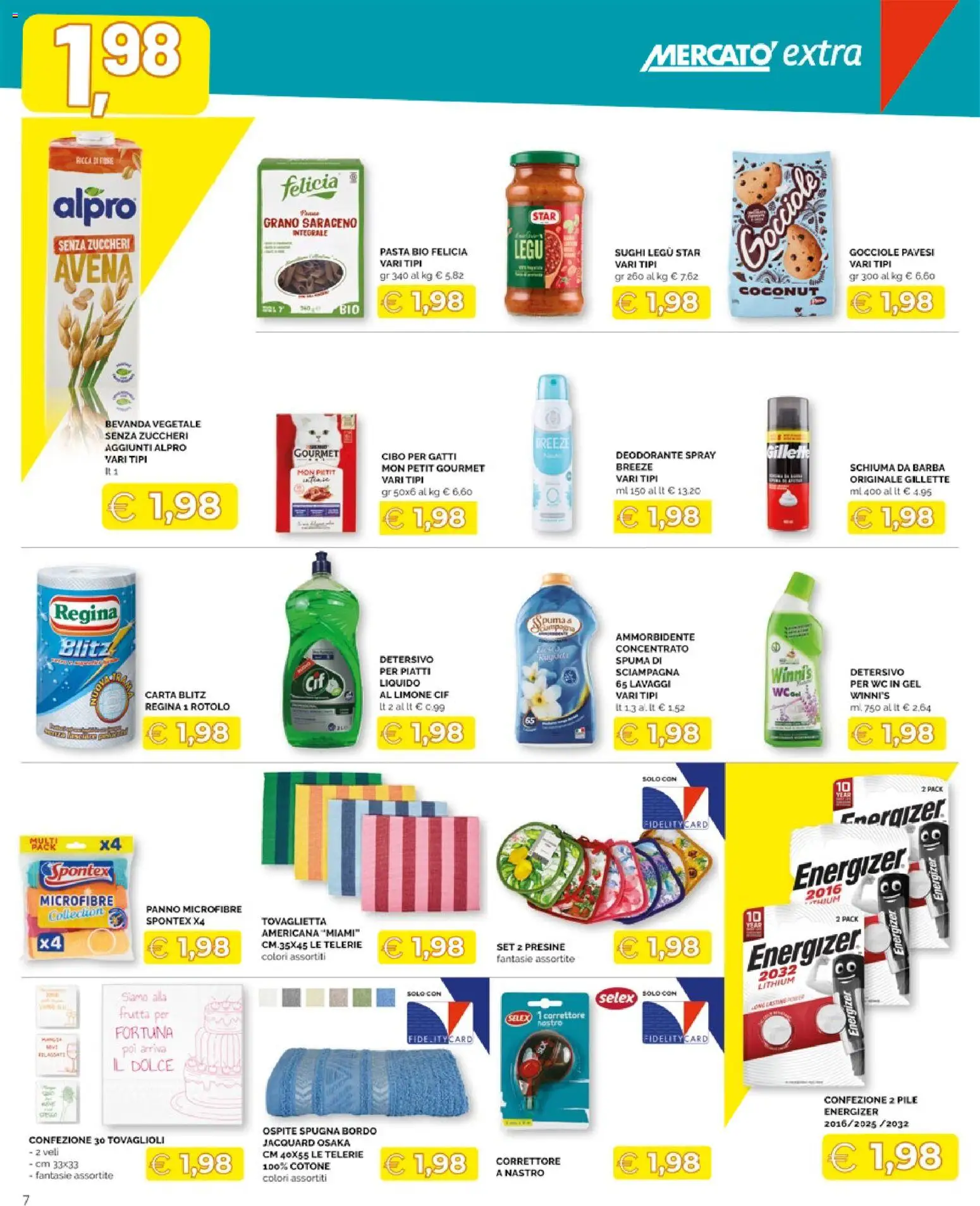 Volantino Mercatò del 23.04.2026 | Pagina: 7 | Prodotti: Schiuma da barba, Frutta, Limone, Pasta