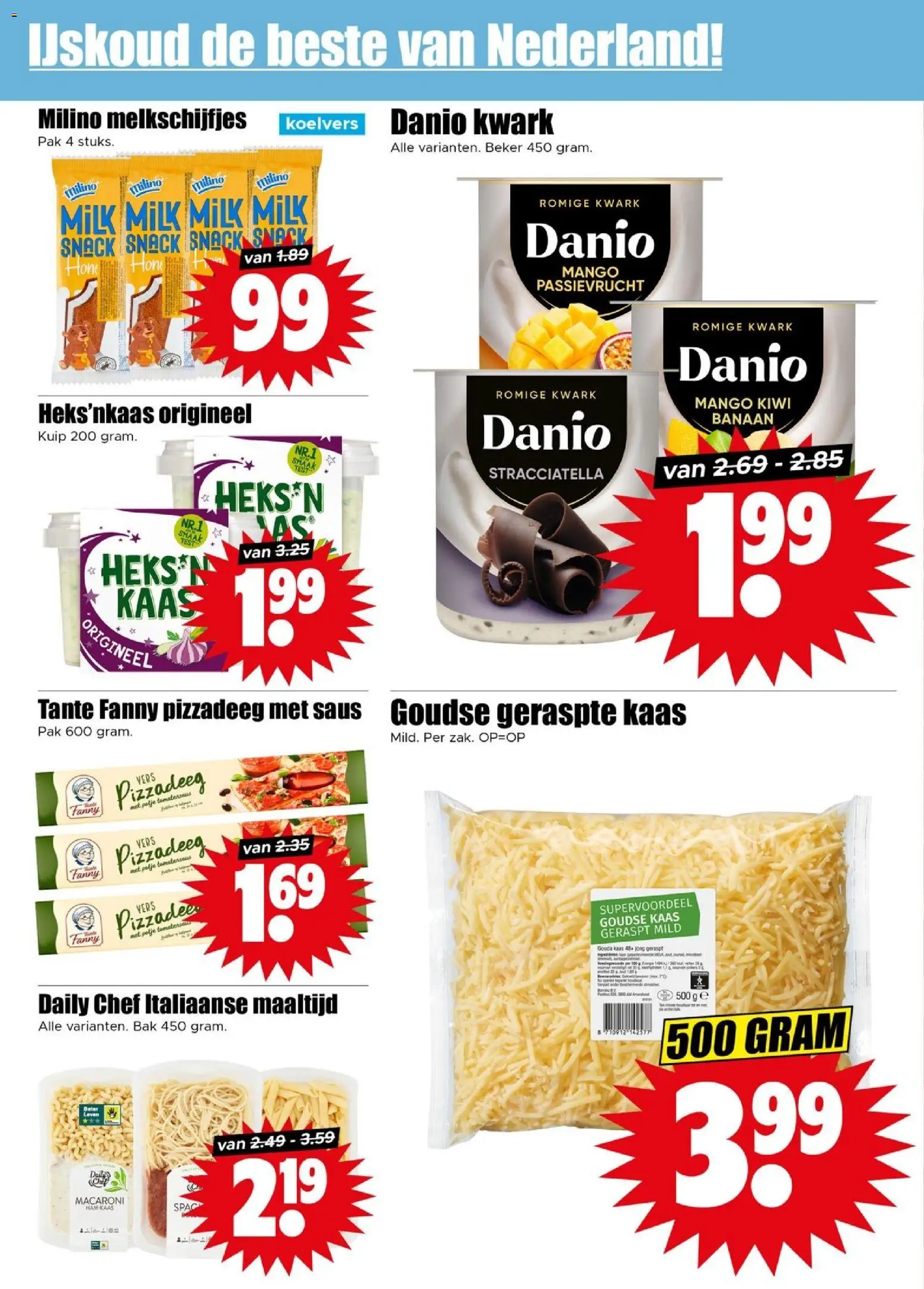 {H1} | Pagina: 12 | Producten: Beker, Gouda, Saus, Mango