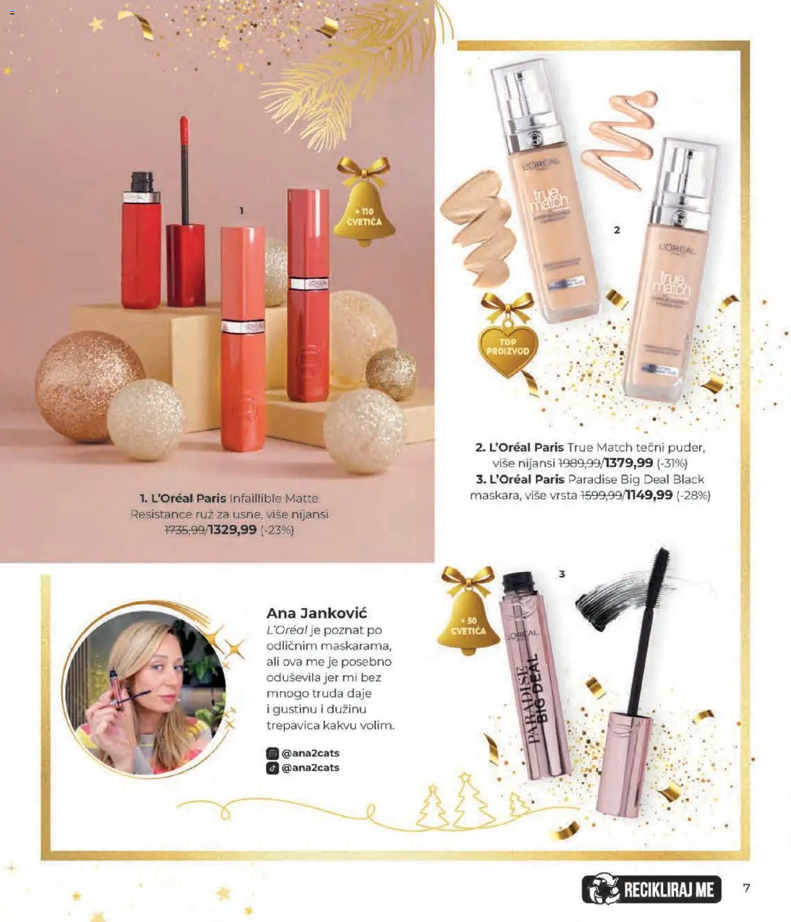 Lilly drogerie katalog - važi od 01.12.2025 | Strana: 7