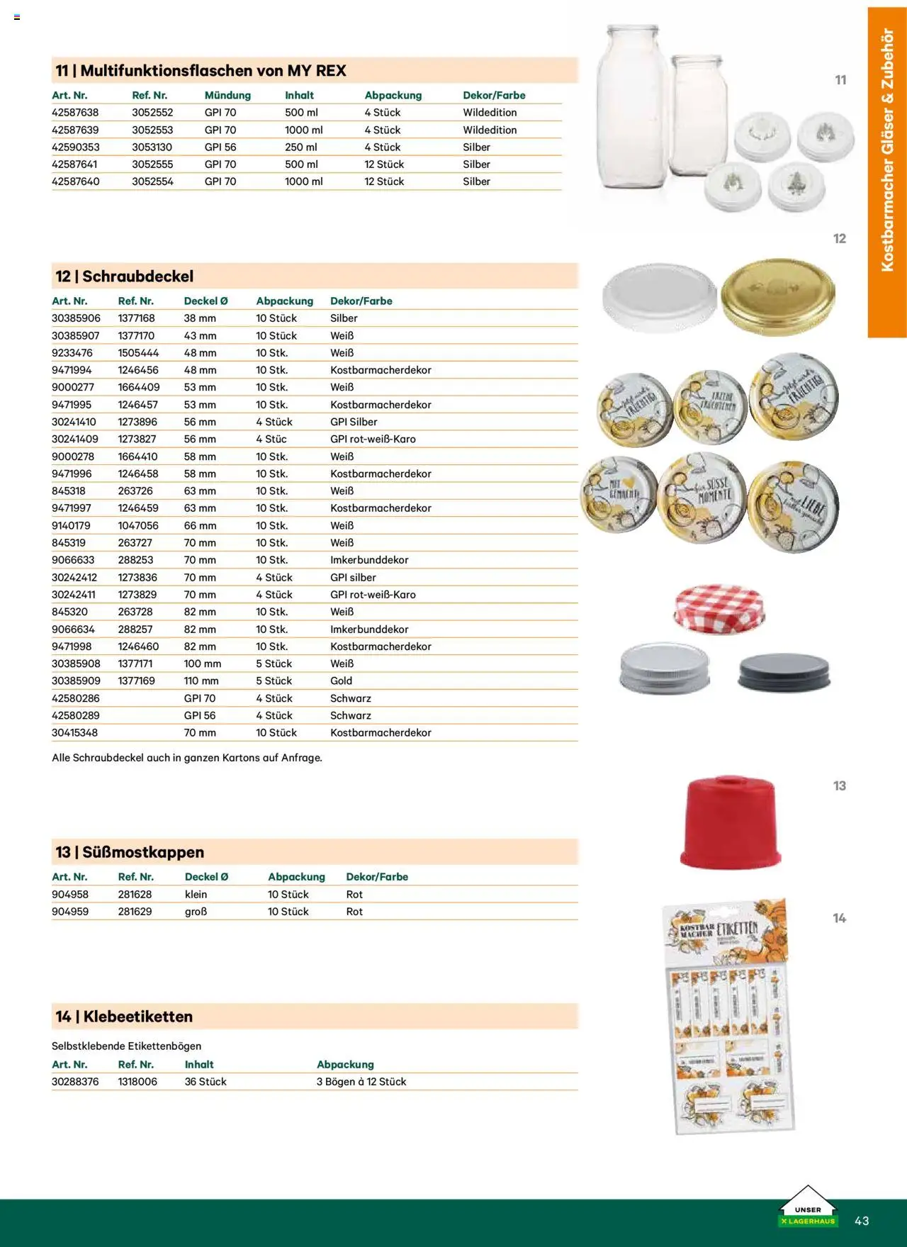 Lagerhaus Katalog Most & Saft gültig ab 25.06.2025 | Seite: 43