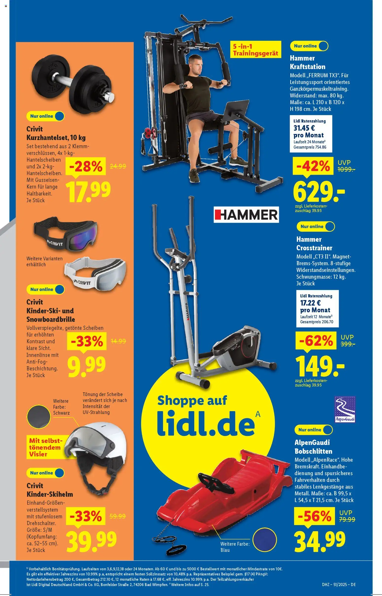 Lidl - Prospekt – gültig ab 15.12.2025 | Seite: 11 | Produkte: Bad, Crosstrainer, Kinderski