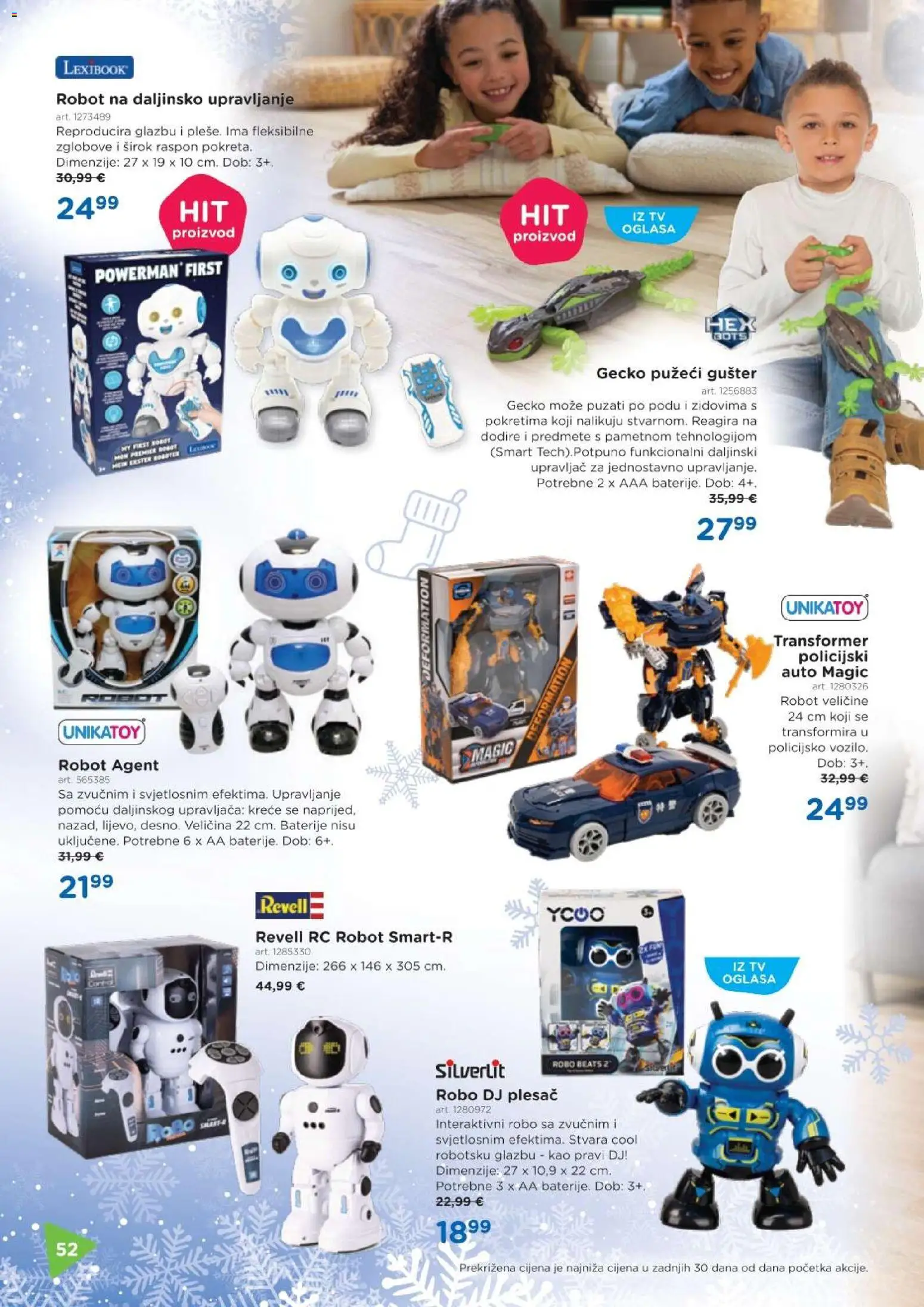 Baby Center katalog | vrijedi od 03.12.2025 | Stranica: 52 | Proizvodi: Robot, Baterije, Tv