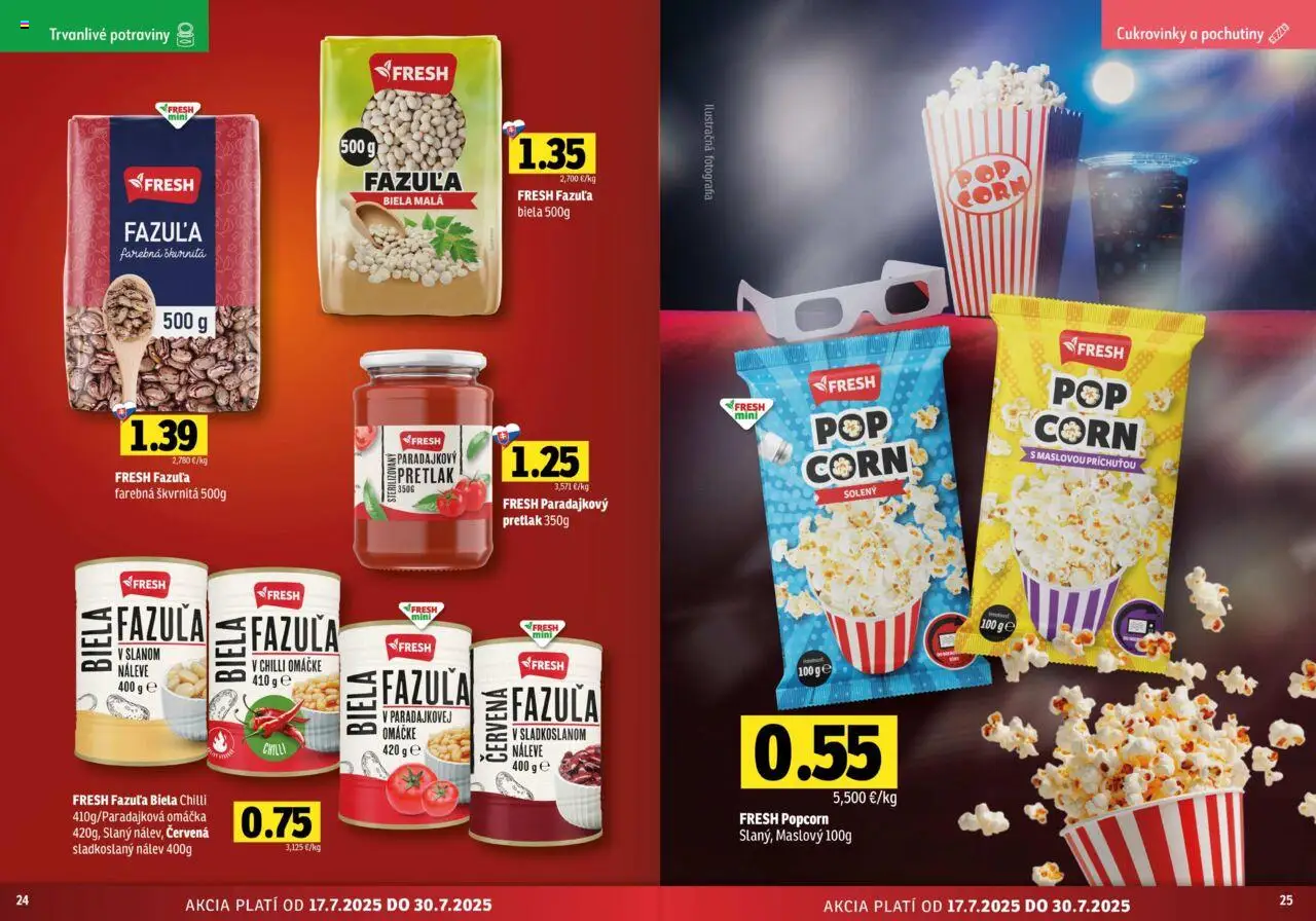 Fresh Východné Slovensko │ platný od 17.07.2025 | Strana: 13 | Produkty: Chilli, Fazuľa, Omáčka