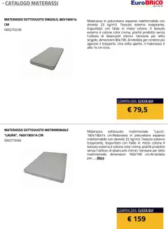 Anteprima del volantino Eurobrico Materassi catalogo valido a partire dal 23.07.2025 | Pagina: 3 | Prodotti: Letto, Materasso
