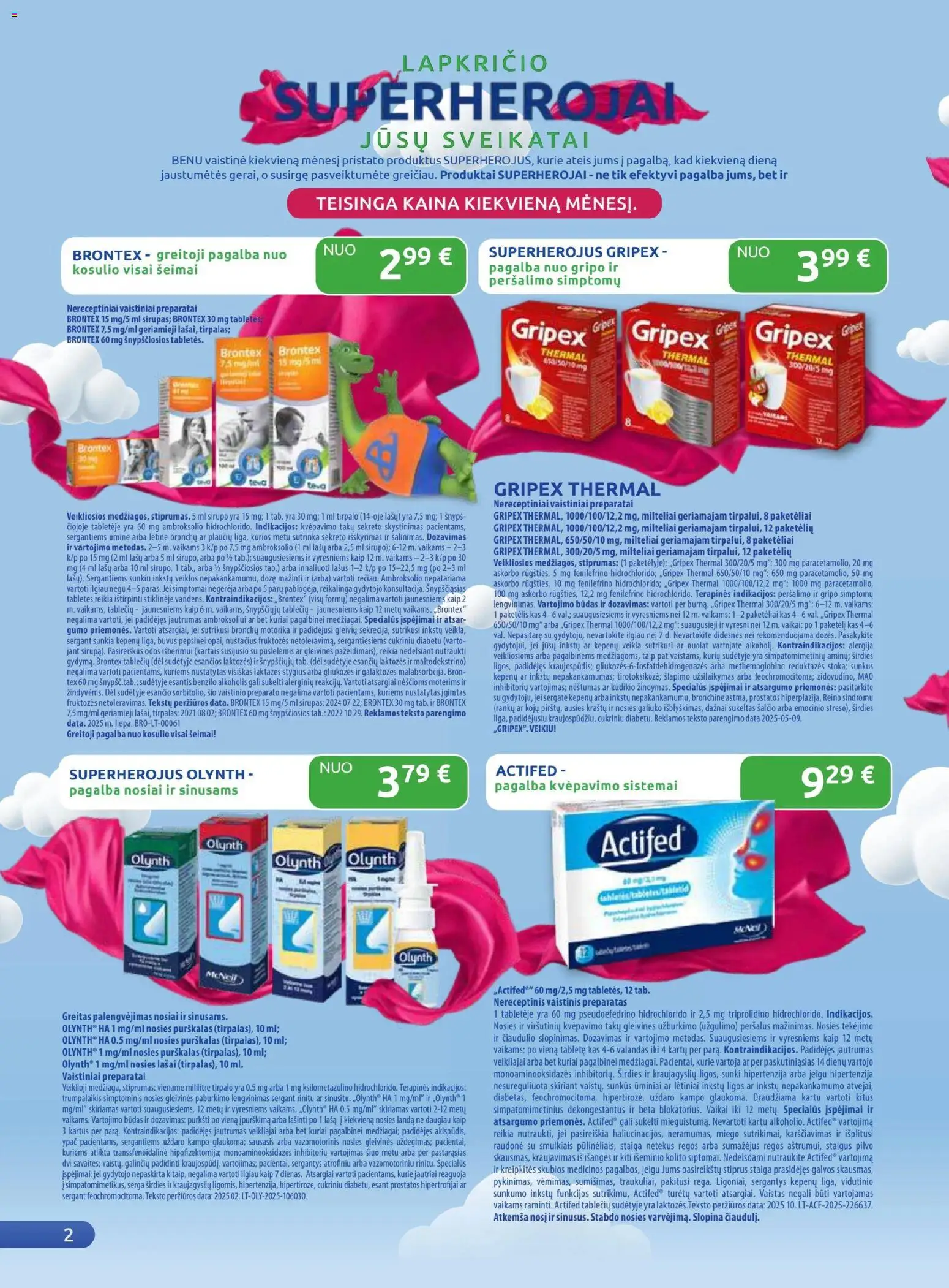 BENU akcijos nuo 01.11.2025 | Puslapis: 2
