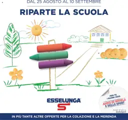 Anteprima del volantino Esselunga S Scuola Roma catalogo valido a partire dal 25.08.2025