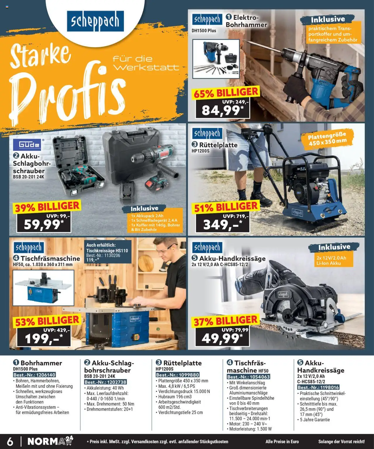 Norma Bestellmagazin  gültig ab 01.10.2025 | Seite: 6 | Produkte: Koffer