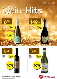 Prodega Aktionen Wein-Hits ab 17.11.2025 gültig