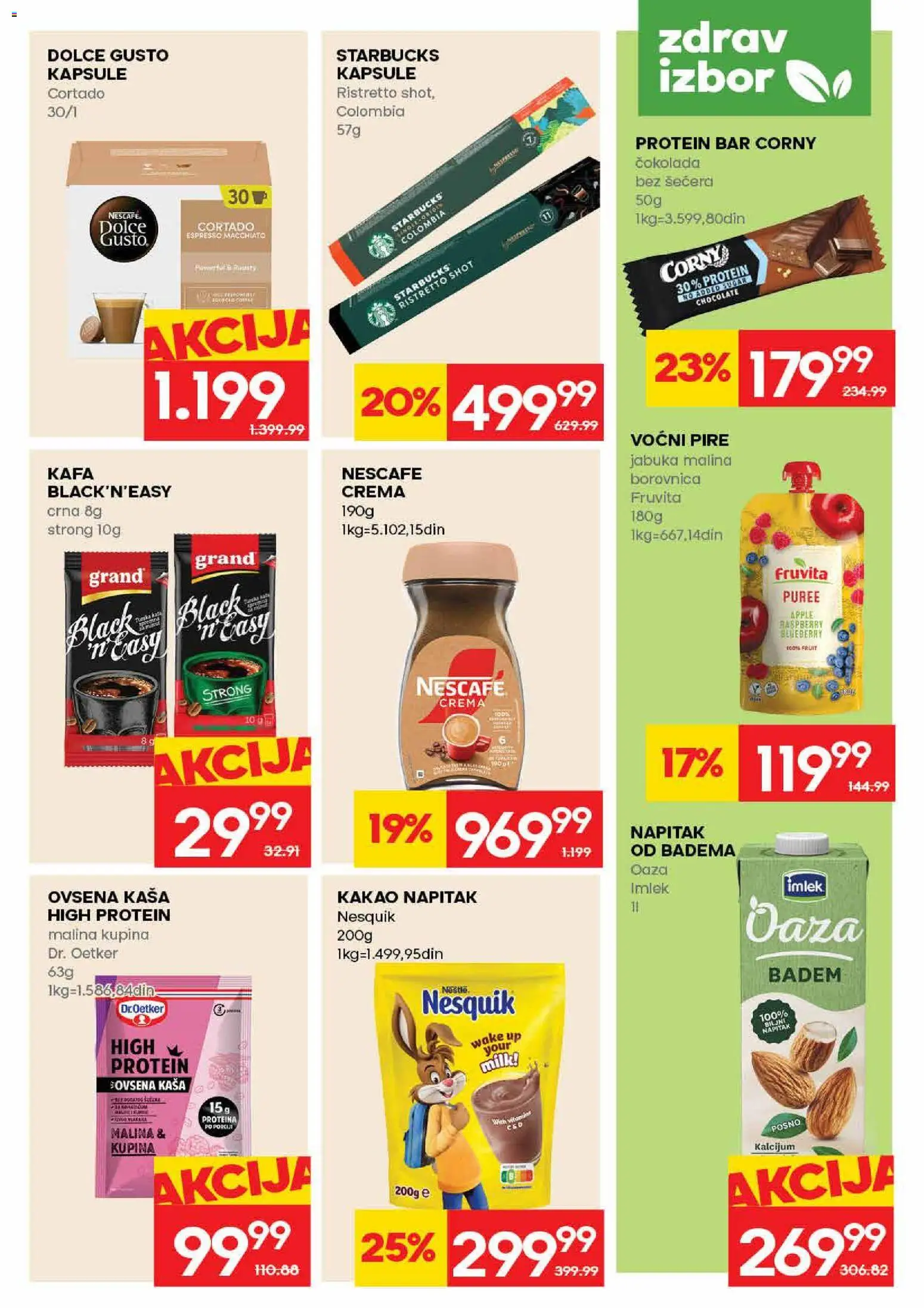 Roda katalog - važi od 09.04.2026 | Strana: 17 | Proizvode: Borovnica, Fruvita, Protein bar, Malina