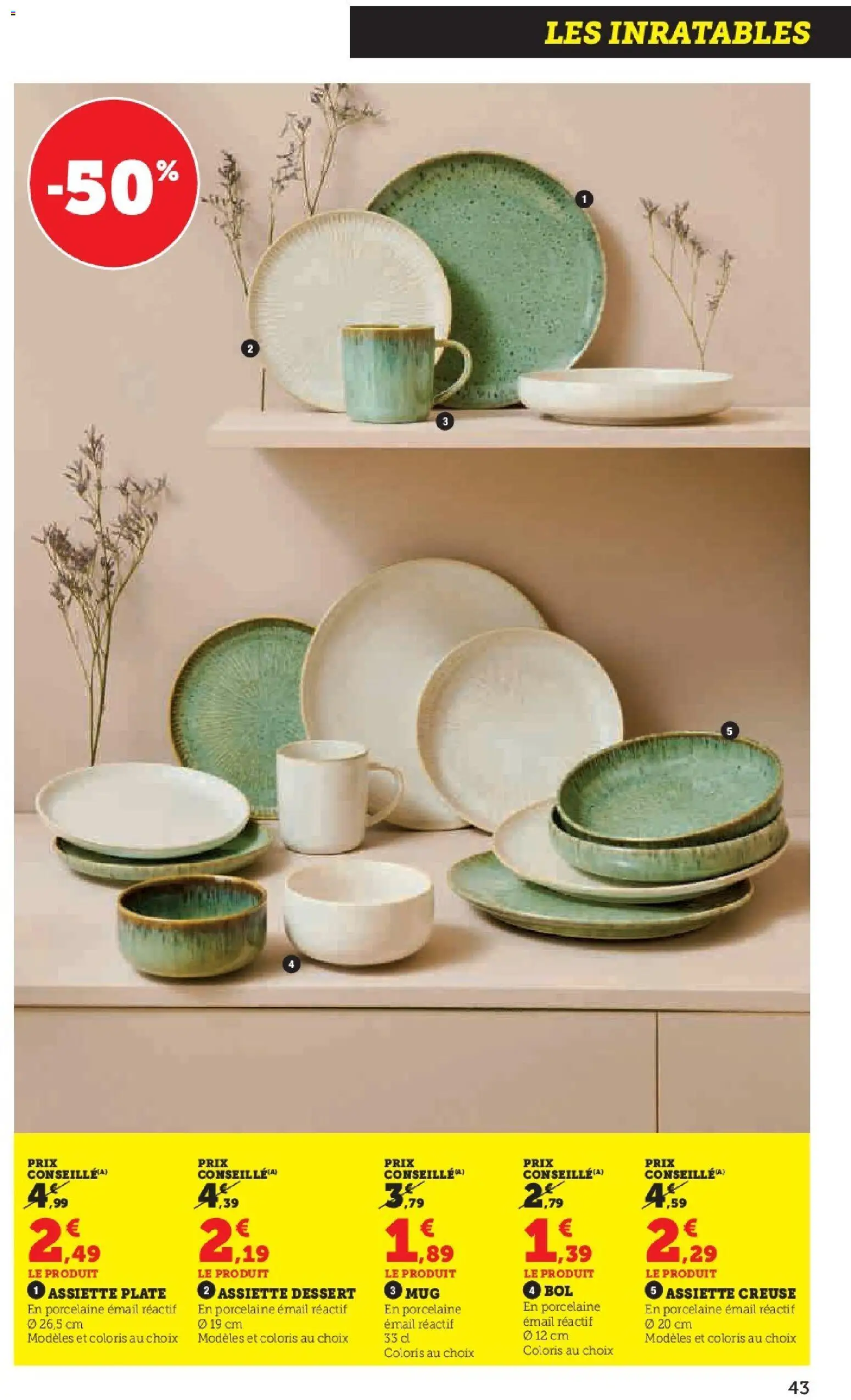 {H1} | Page: 43 | Produits: Bol, Porcelaine