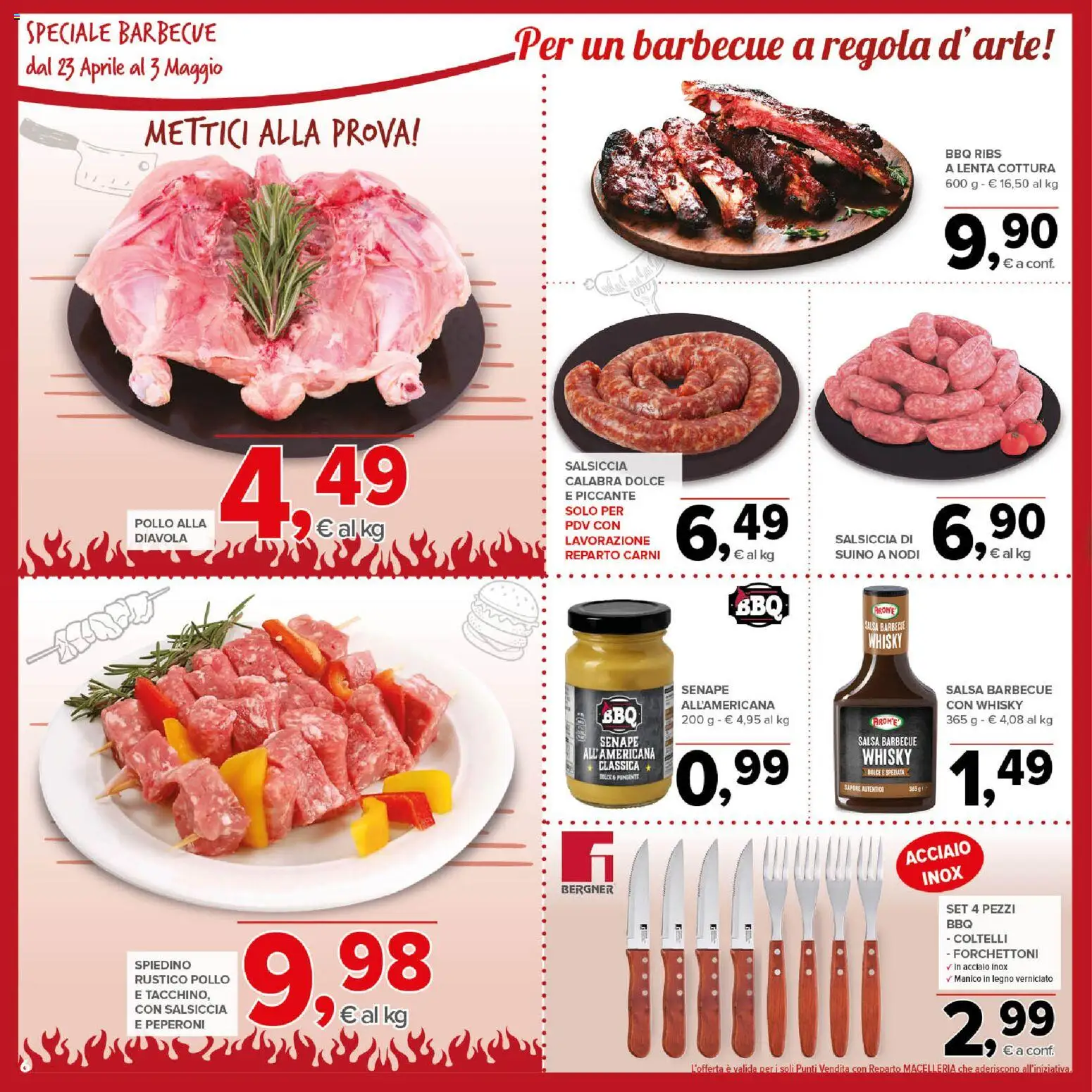 Volantino Todis del 23.04.2026 | Pagina: 6 | Prodotti: Suino, Barbecue, Senape, Salsa barbecue