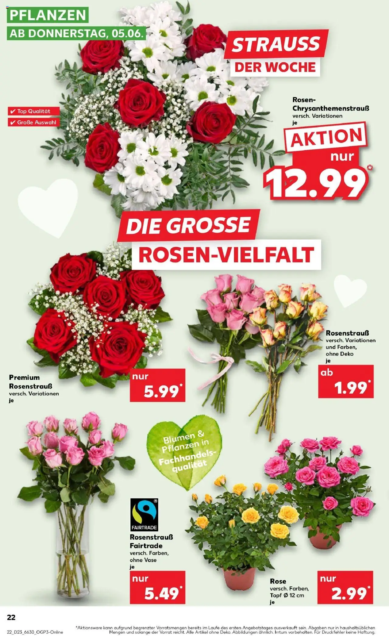 Kaufland prospekt Gummersbach	 - gültig ab dem 09.06.2025 | Seite: 35 | Produkte: Top, Blumen, Vase