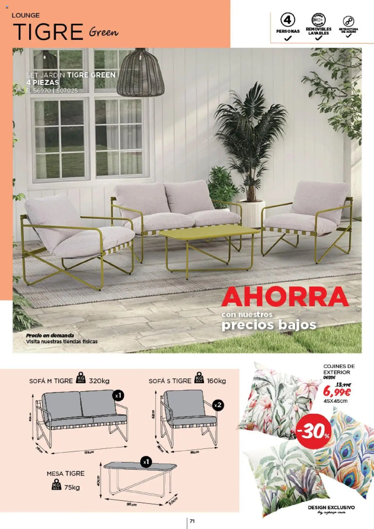 Espaço Casa - Catálogo AireLibre 2025 │ válido de 12.05.2025 | Página: 71 | Produtos: Sofá, Mesa