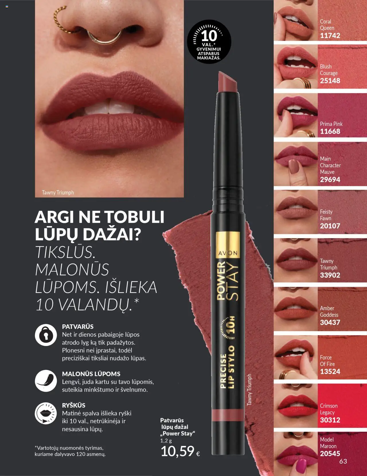 AVON akcijos nuo 01.10.2025 | Puslapis: 63