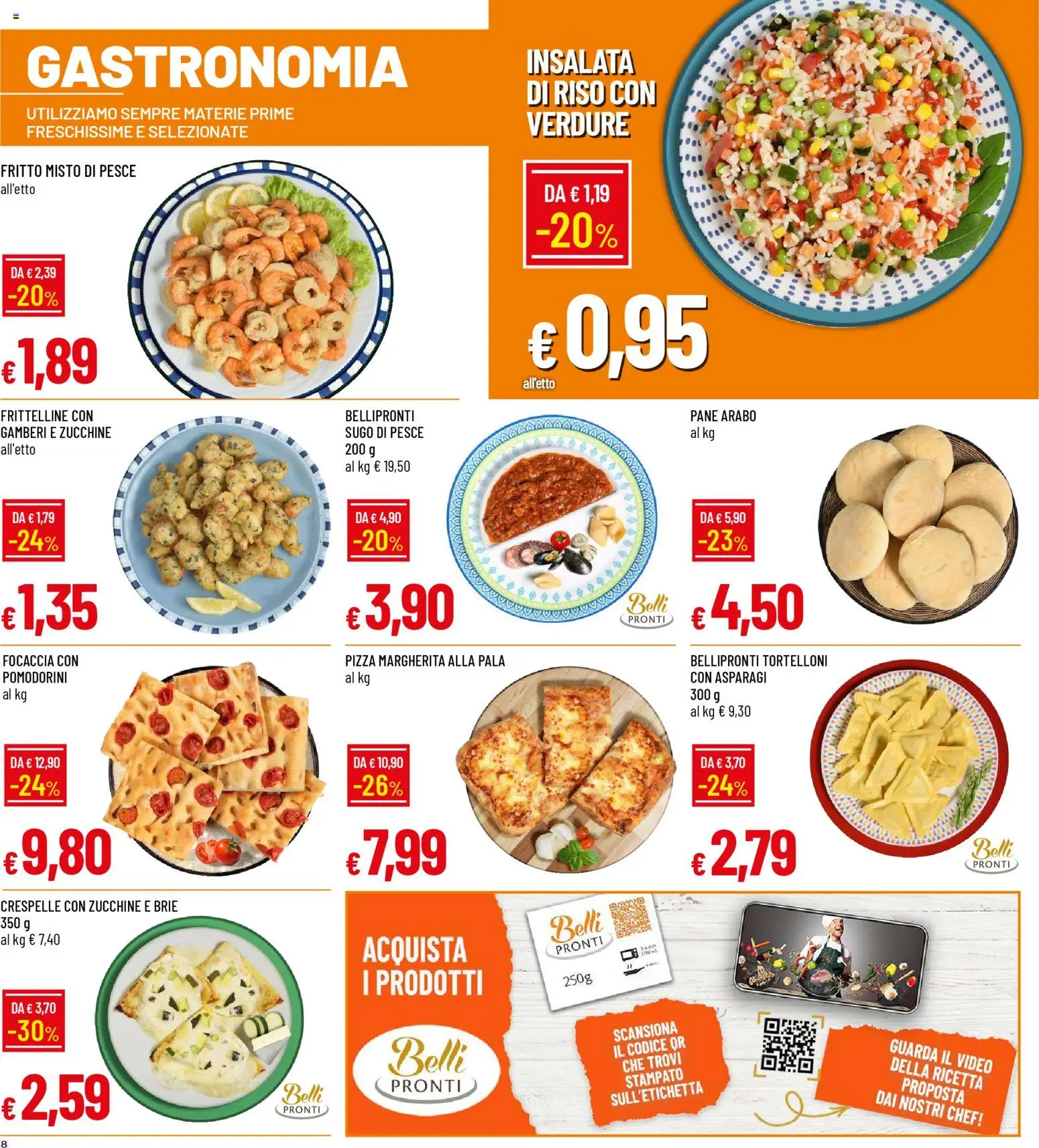 Volantino Galassia del 23.04.2026 | Pagina: 8 | Prodotti: Riso, Video, Asparagi, Zucchine