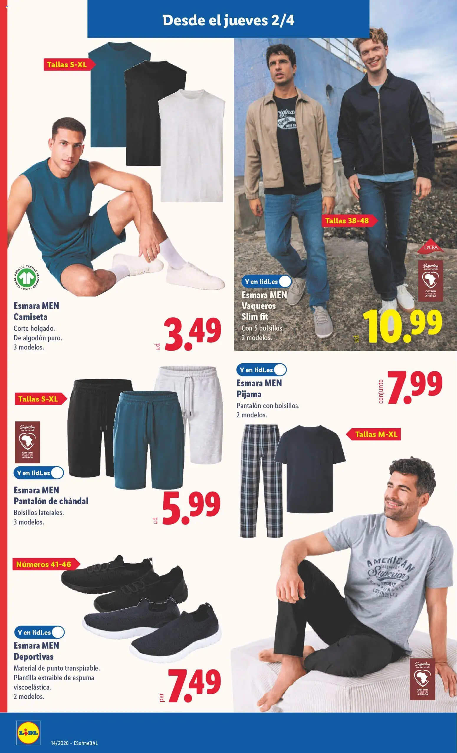 Lidl folleto de bazar │ válido desde el 30.03.2026 | Página: 24 | Productos: Pijama, Pantalón de chándal